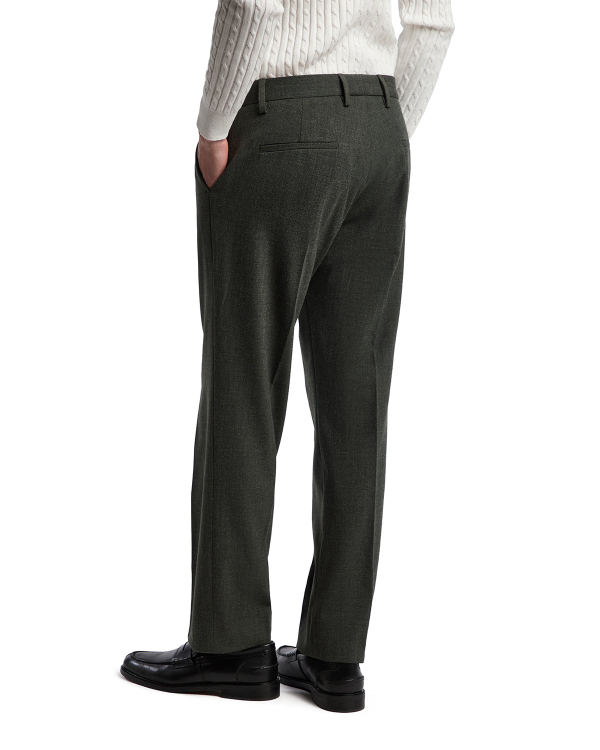 Green flannel Aka trousers