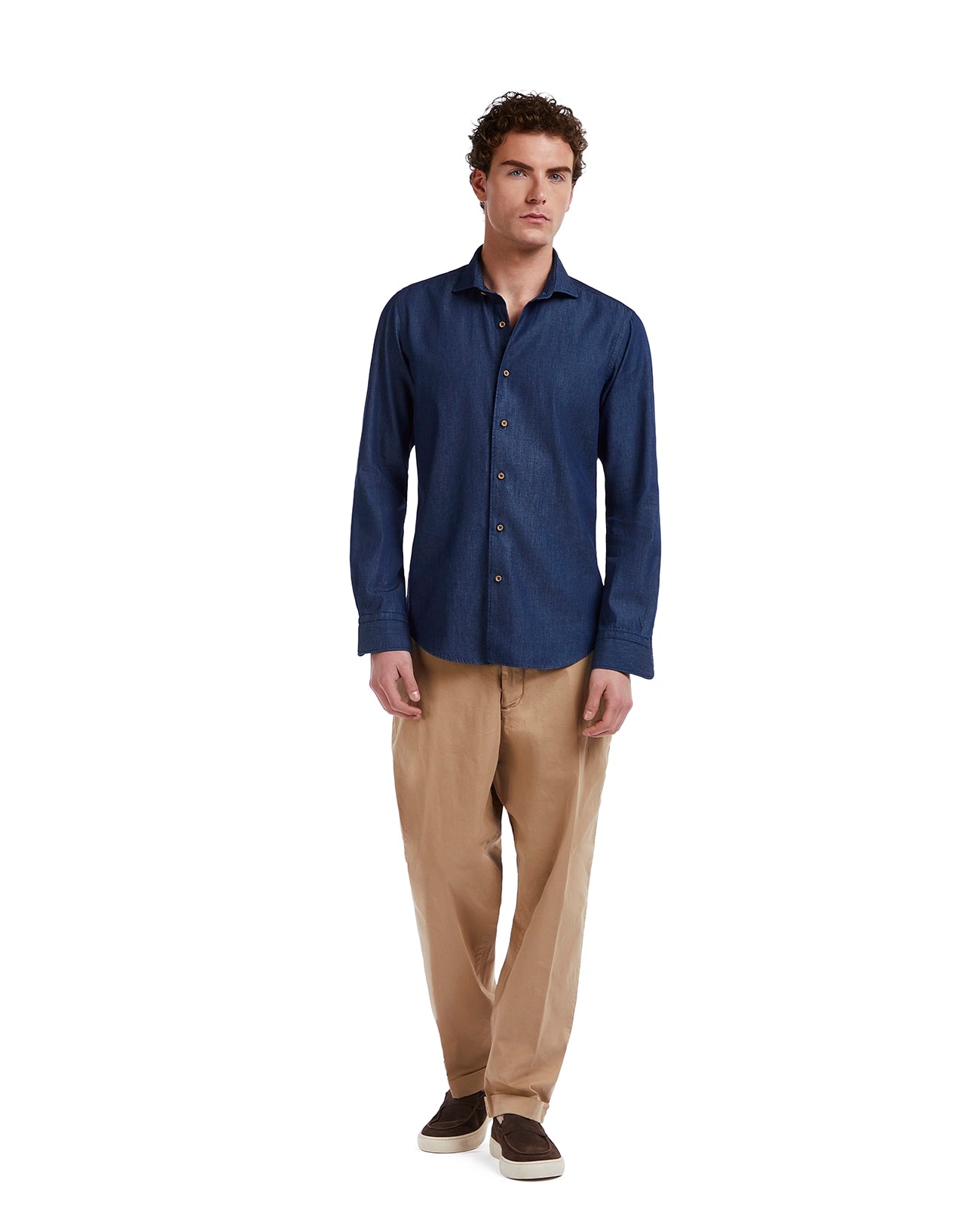 Mark camicia jeans lavaggio zero