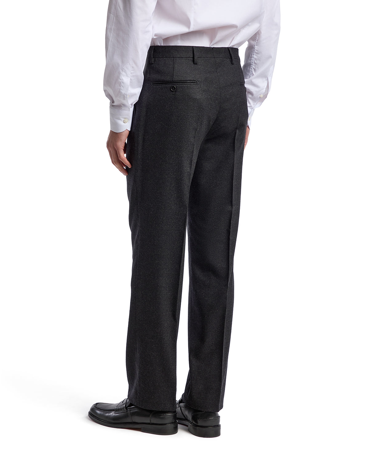 Pantalón clásico de franela Rugby Drago antracita