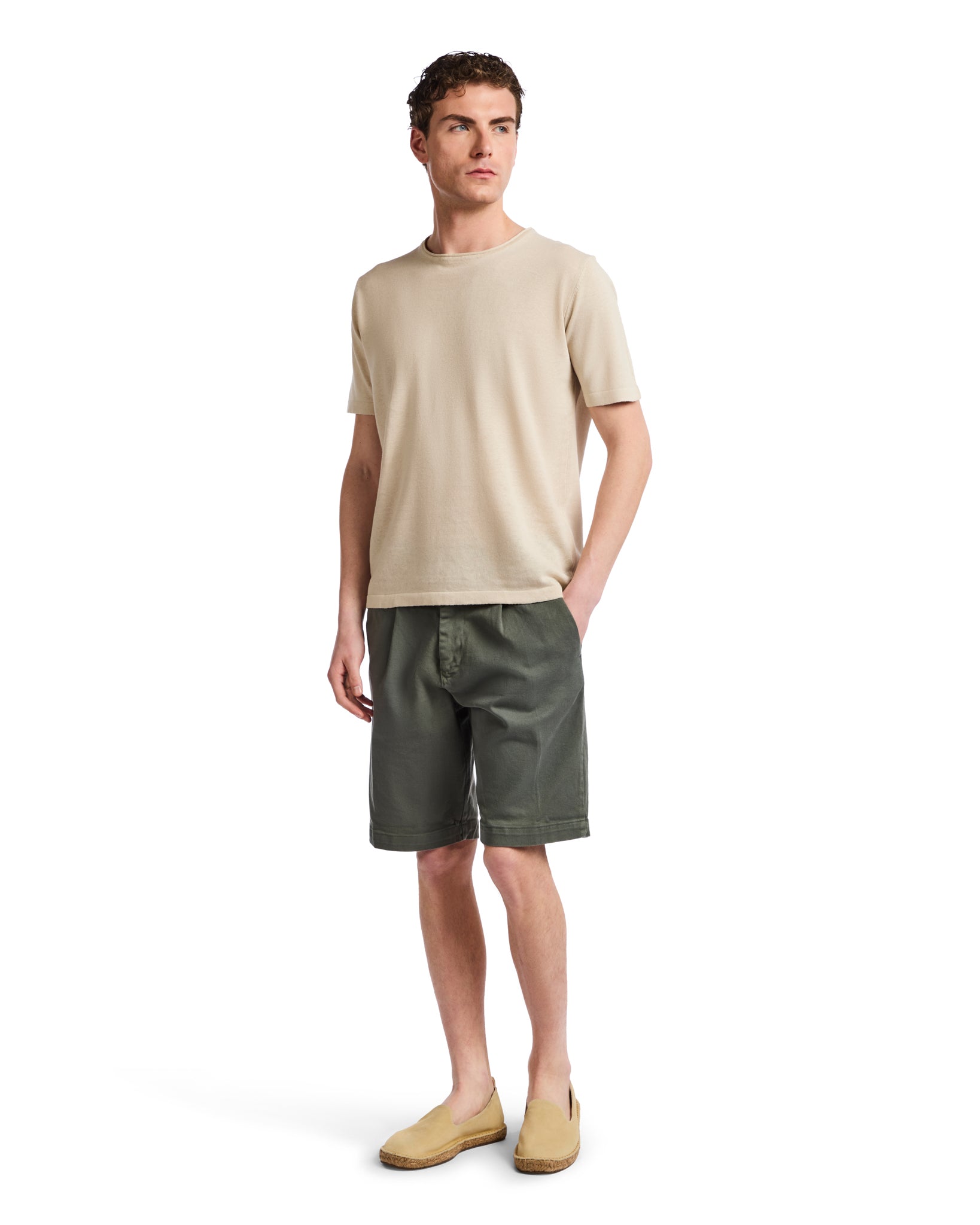 Bermuda Easton militare con pinces