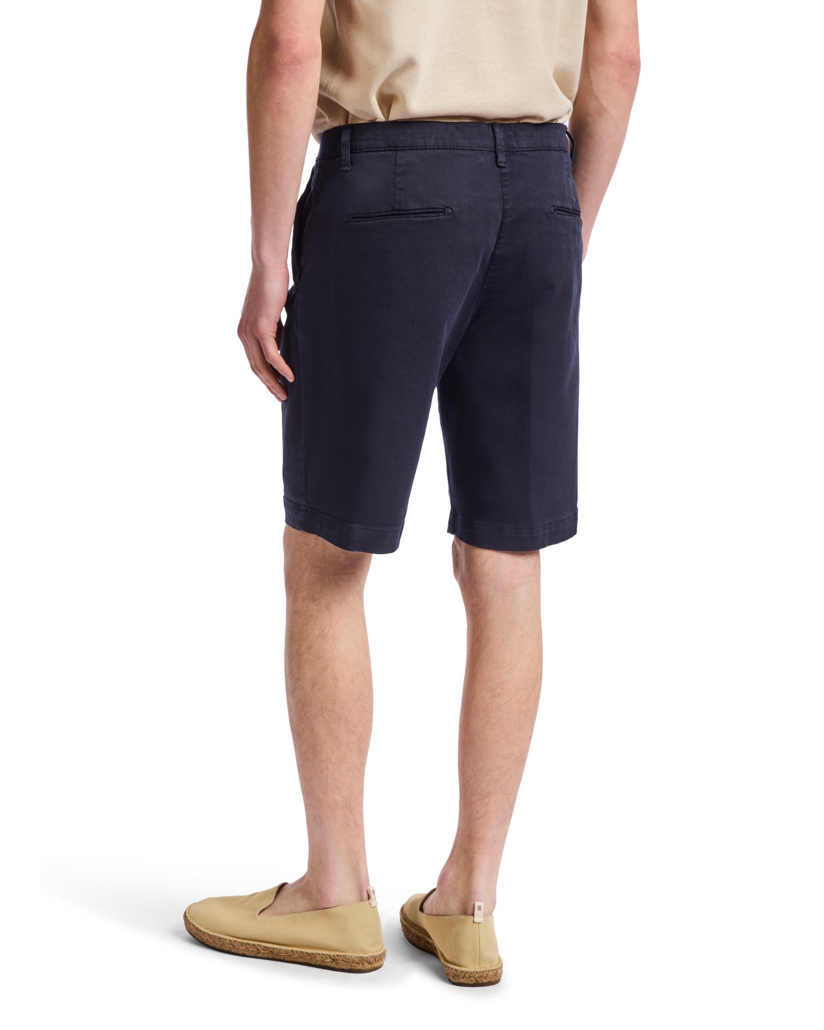 Bermuda Easton blu con pinces