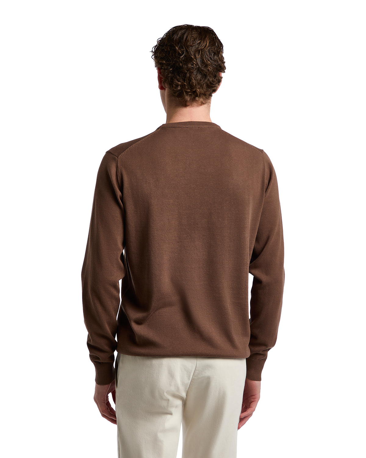 Ugo dark brown cotton sweater