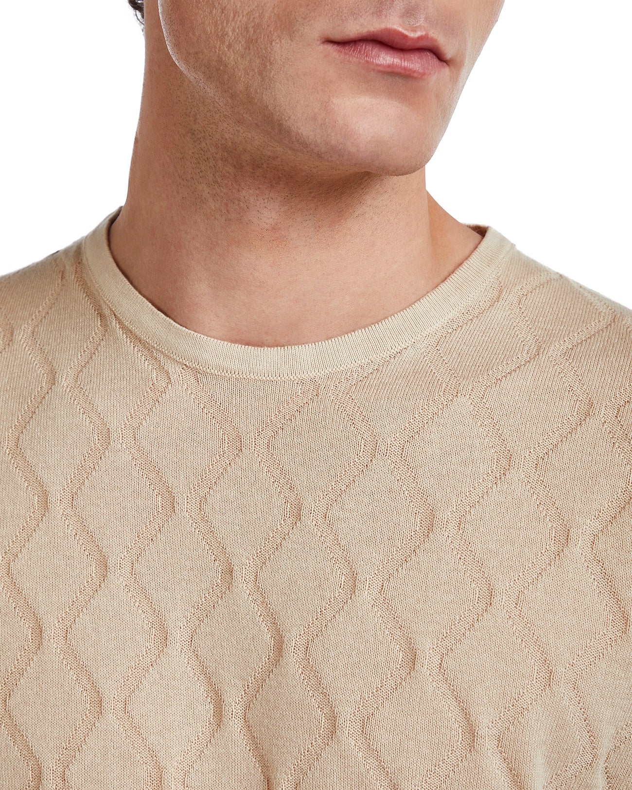 Bjorn Wave T-shirt in Sand Knit