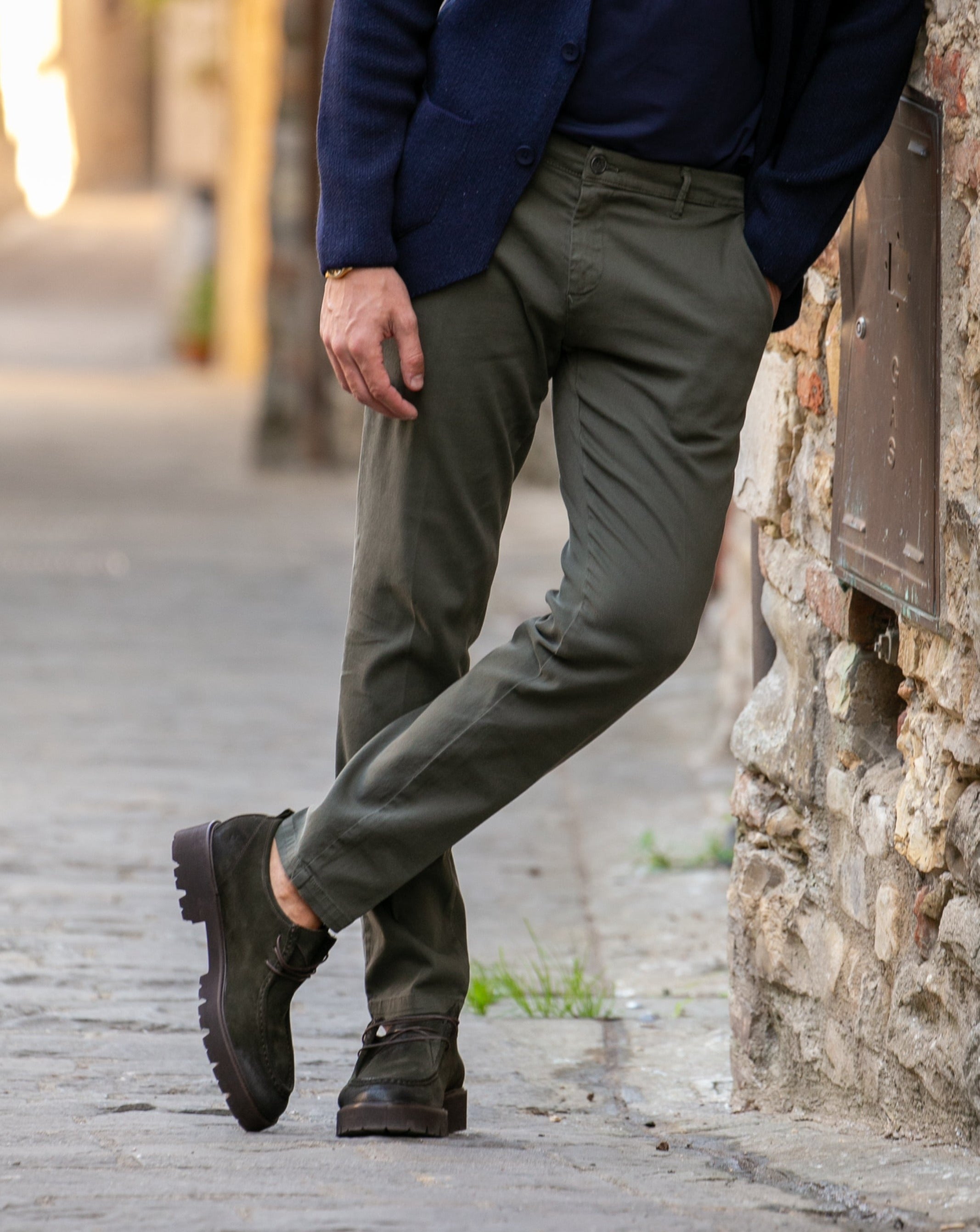 Pantalon Jack en coton style militaire