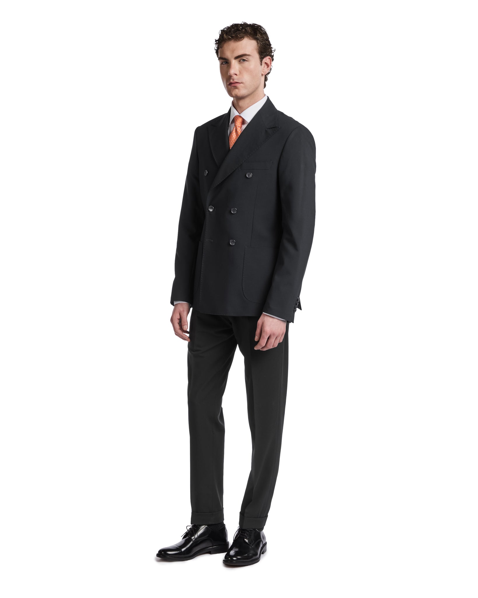 Costume Monaco noir croisé