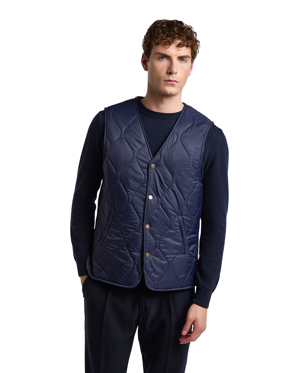 New Castle blue vest