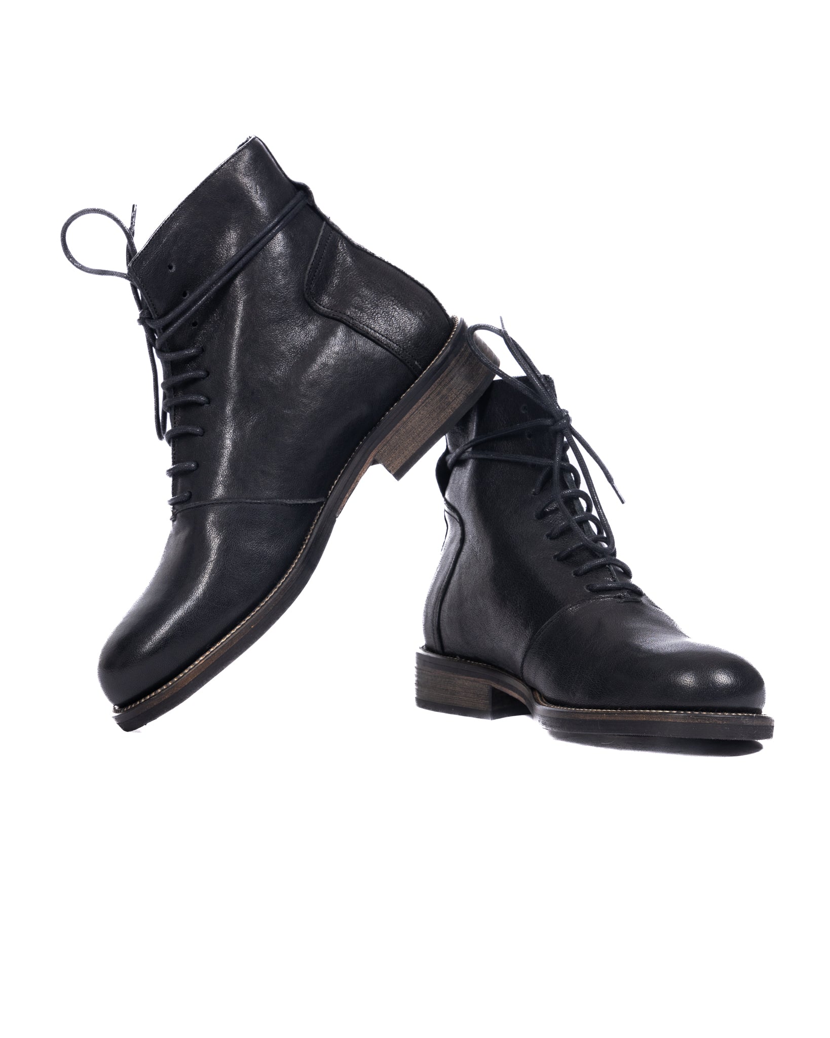 Houston - black leather boot