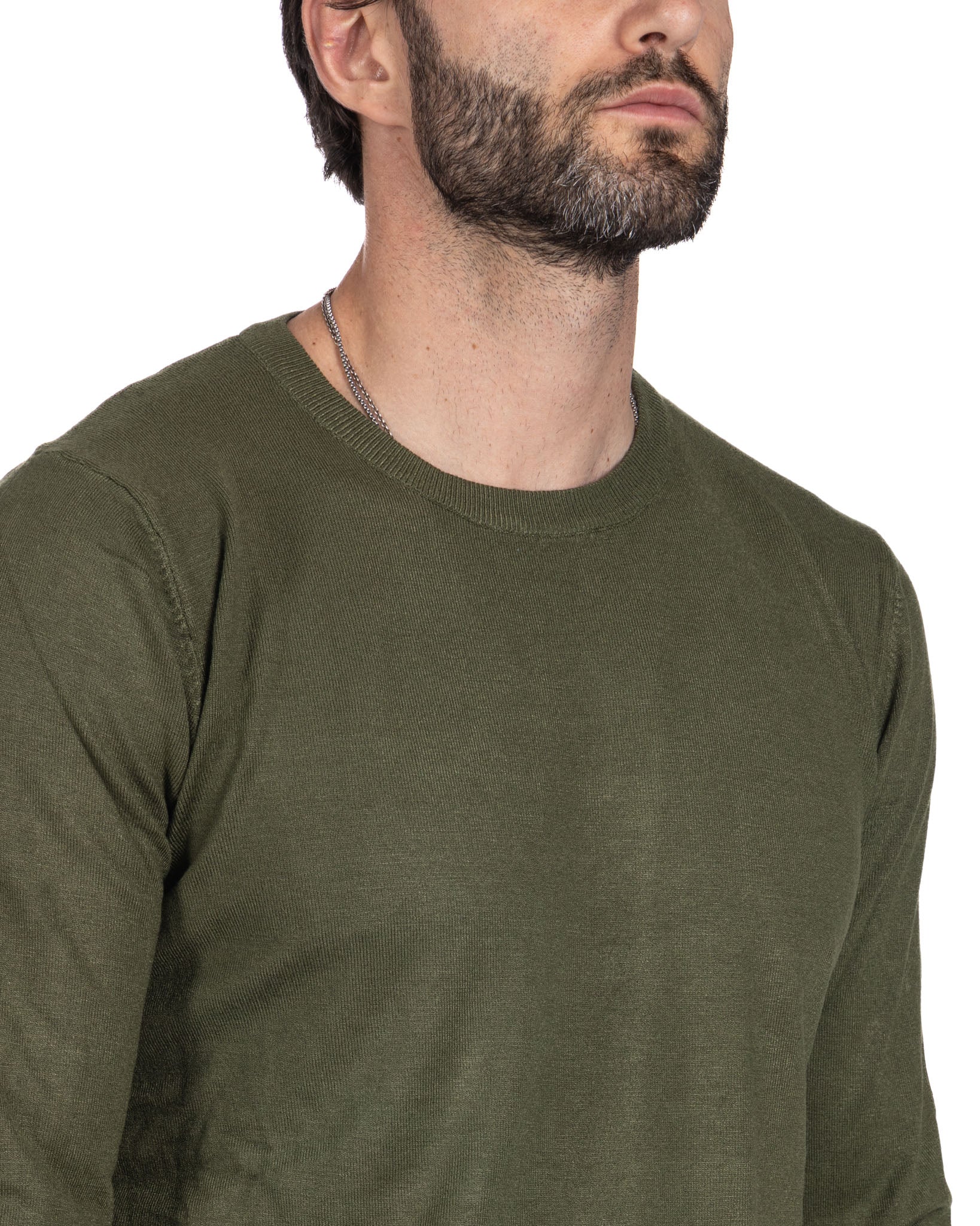 Basic military crewneck