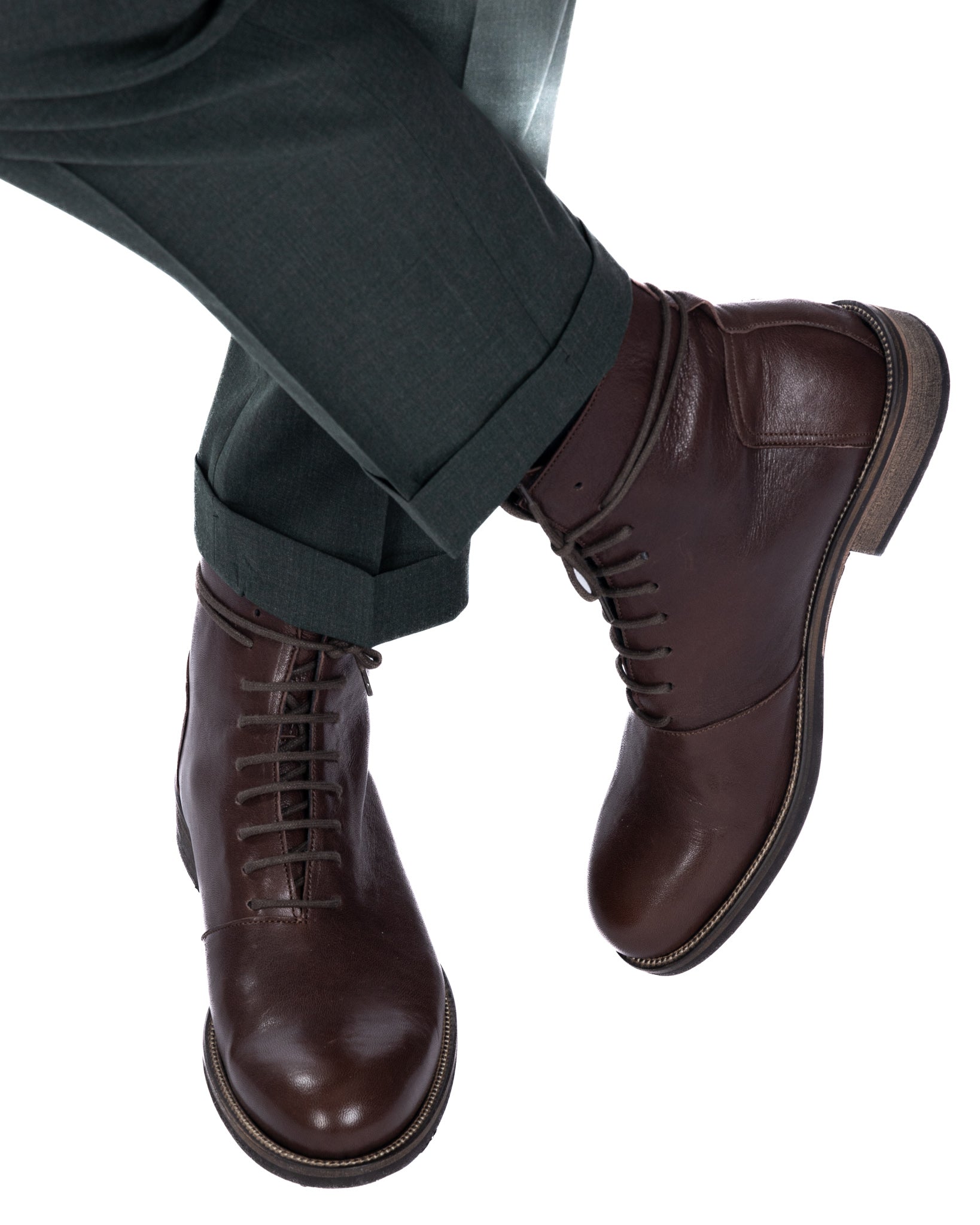 Houston - dark brown leather boot