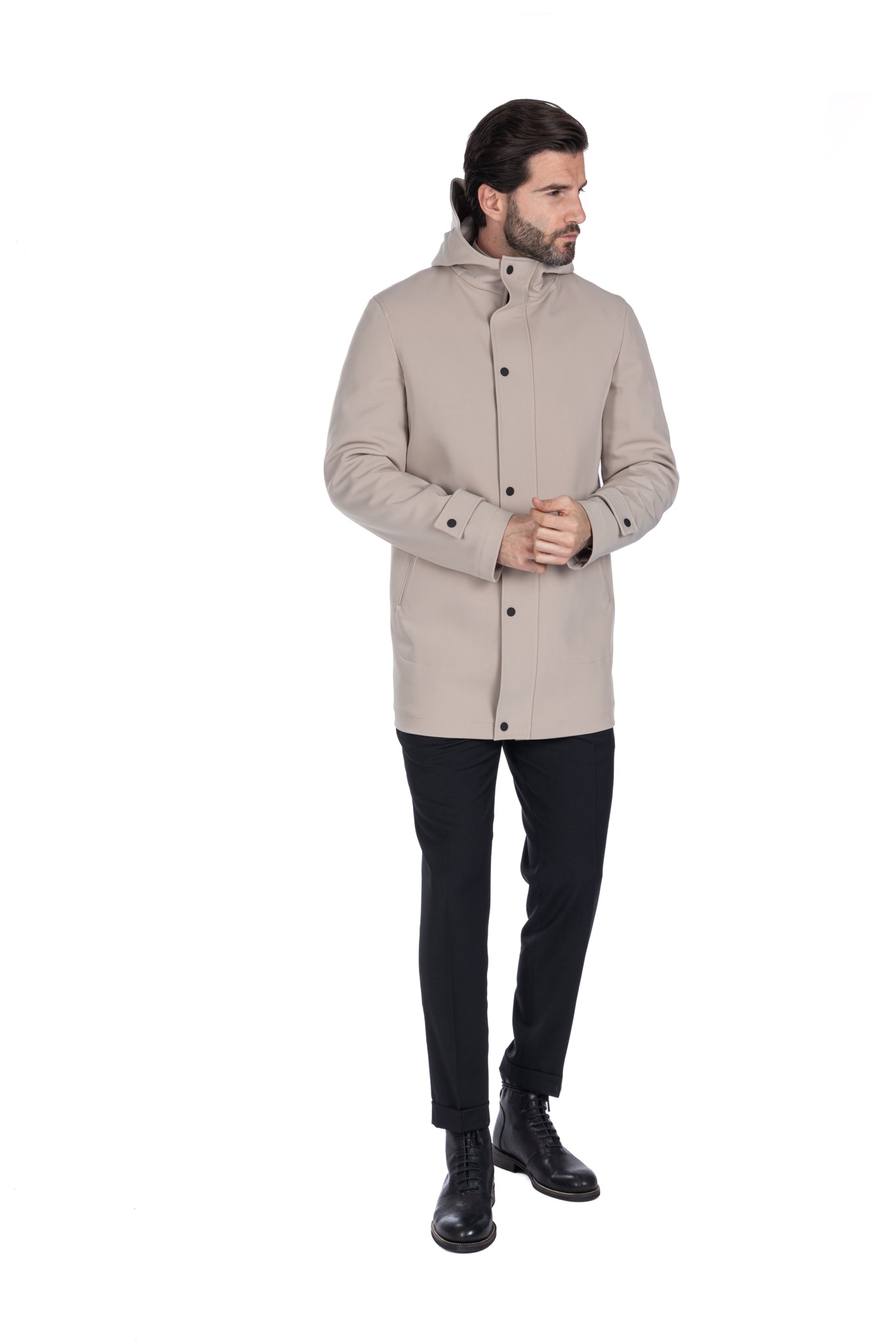 Veste technique beige Dylan