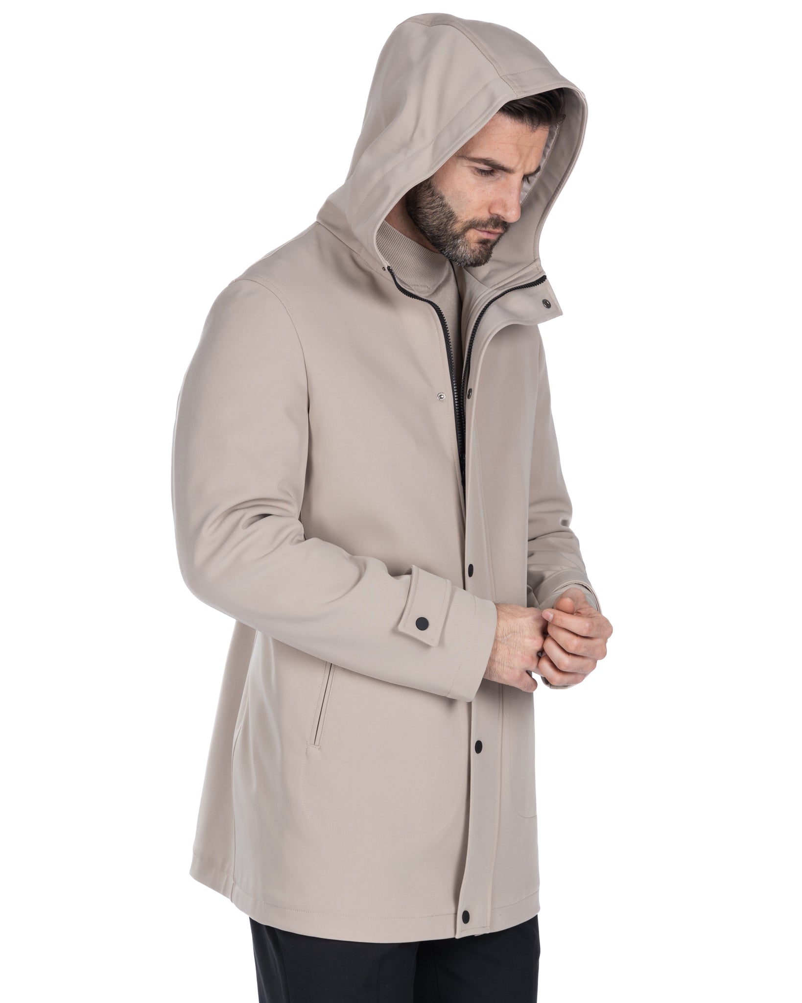 Veste technique beige Dylan