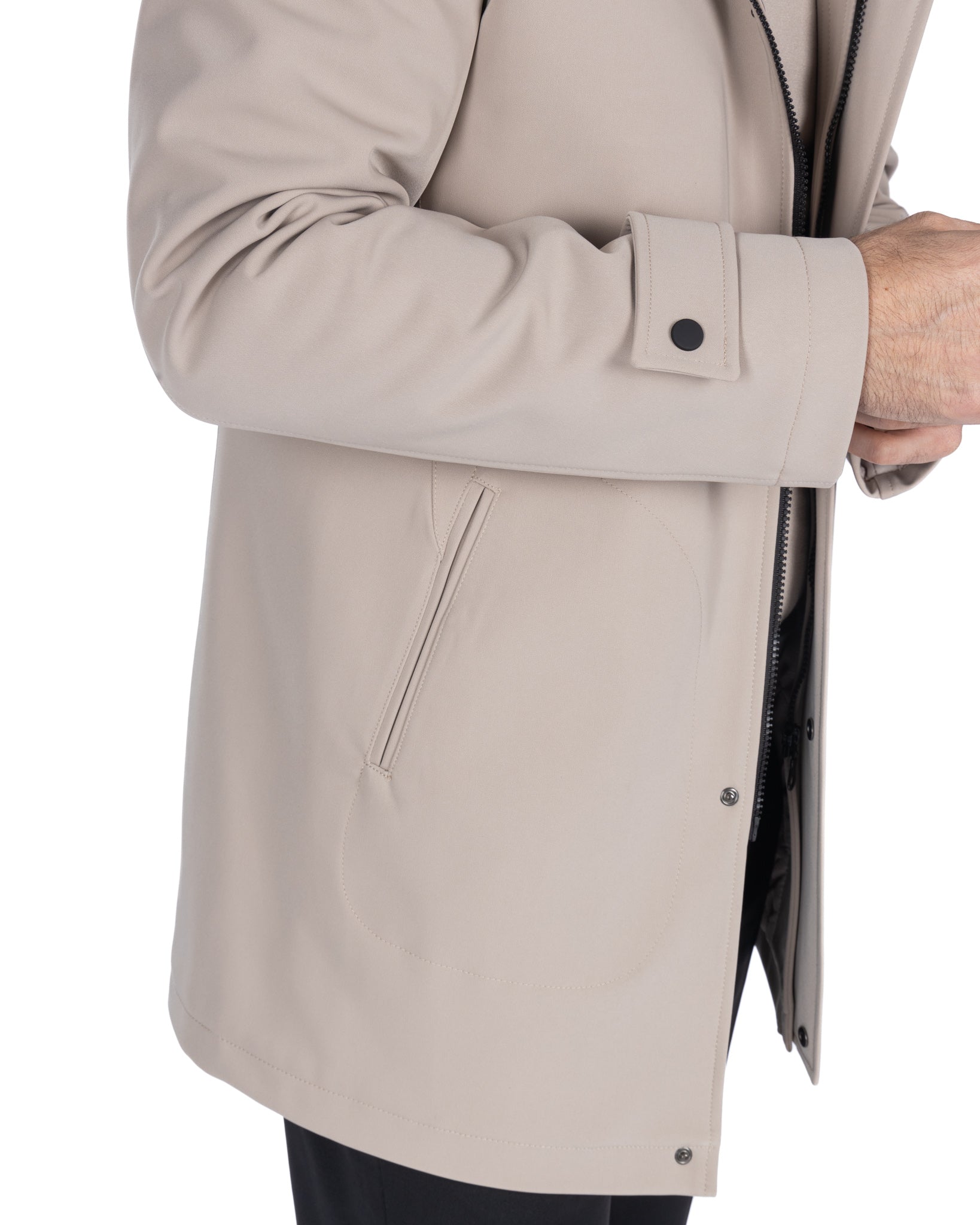 Veste technique beige Dylan