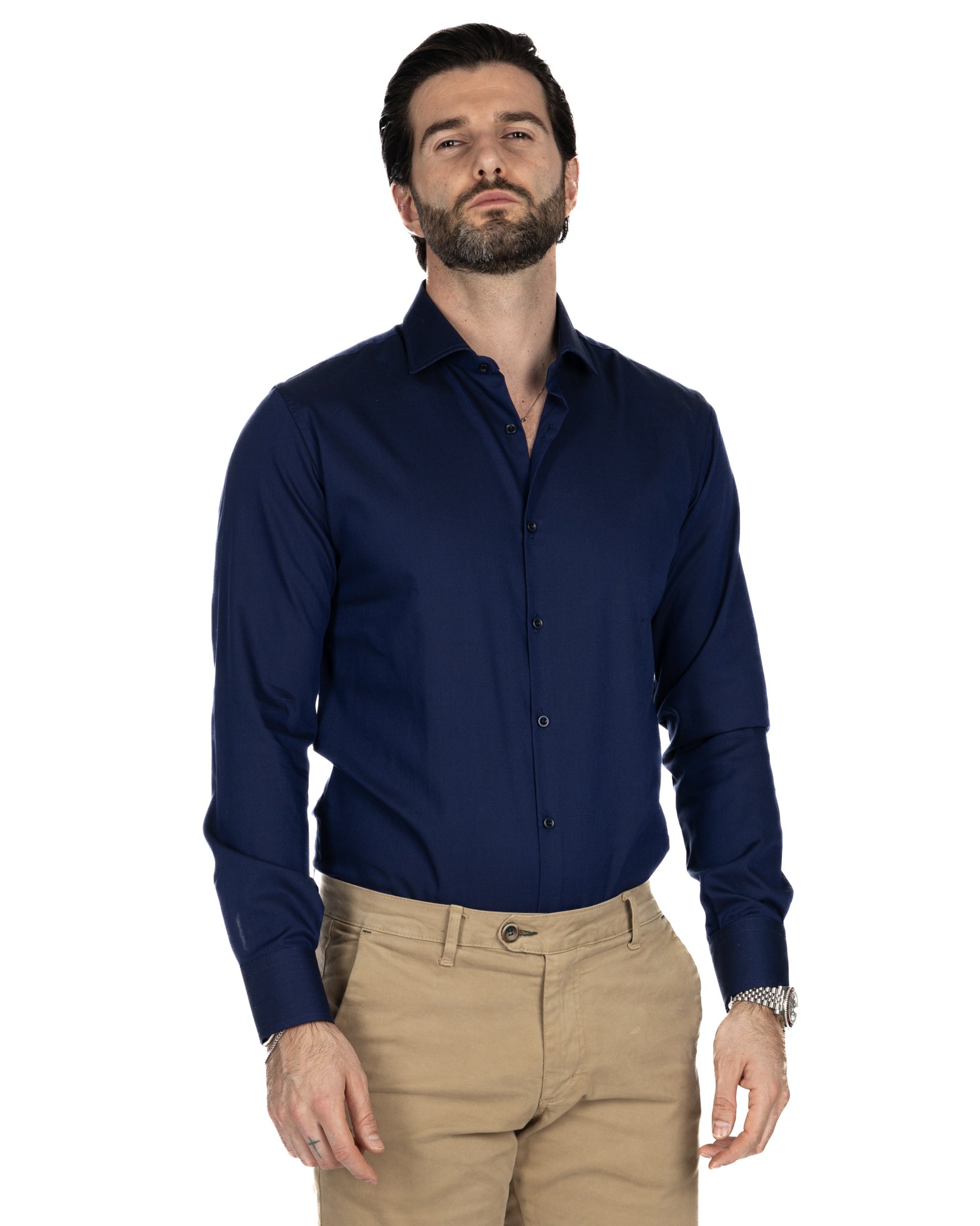 Glock - slim fit blue oxford