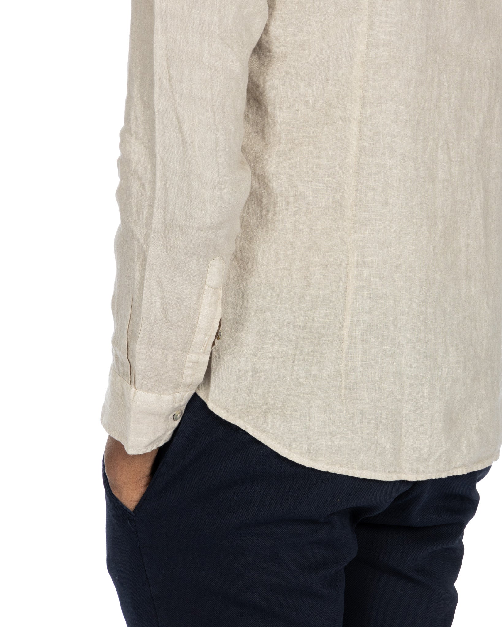 Montecarlo - chemise sable pur lin
