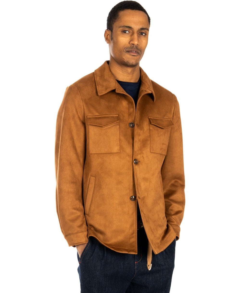 Meridion - camel suede jacket