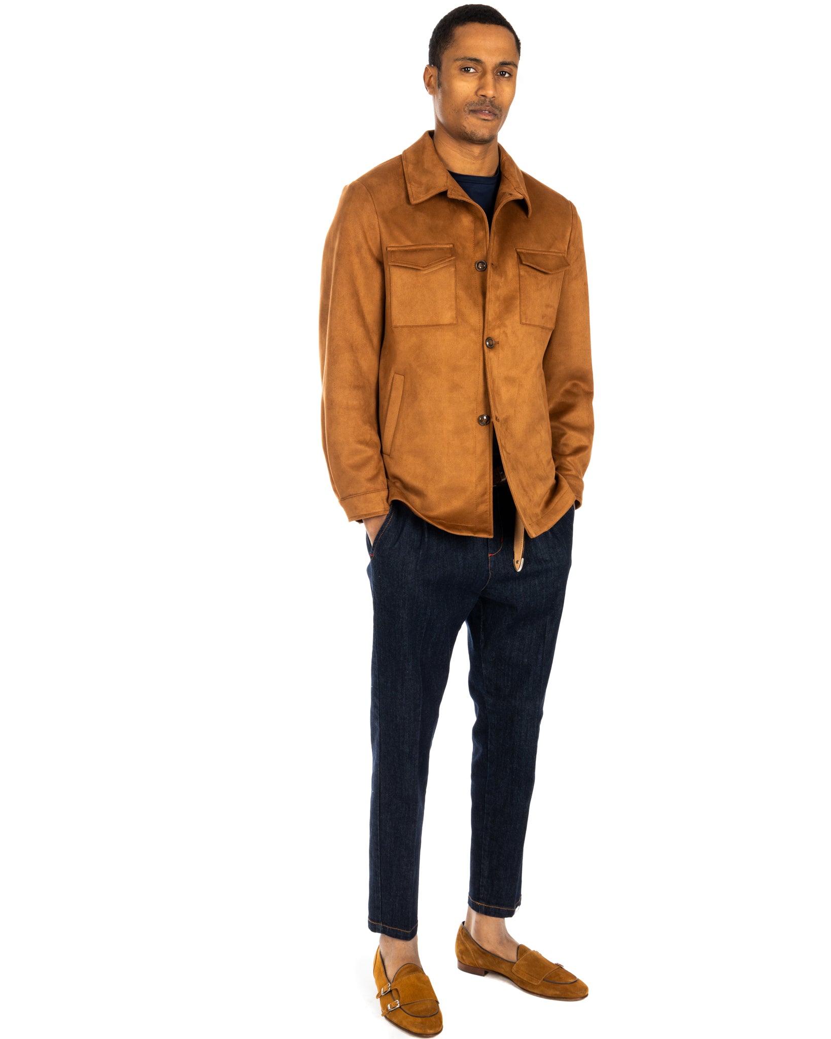 Meridion - camel suede jacket