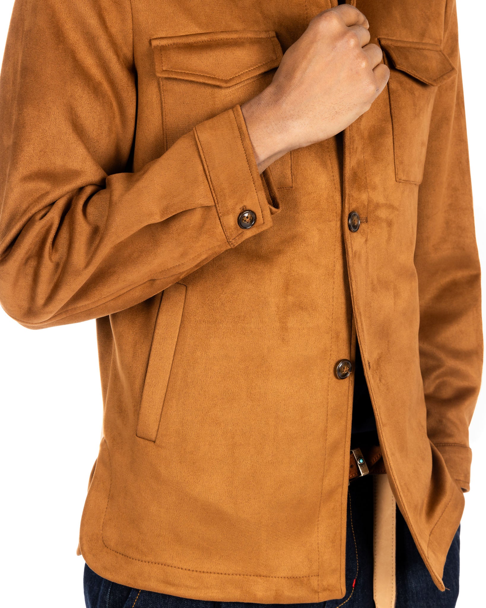 Meridion - camel suede jacket
