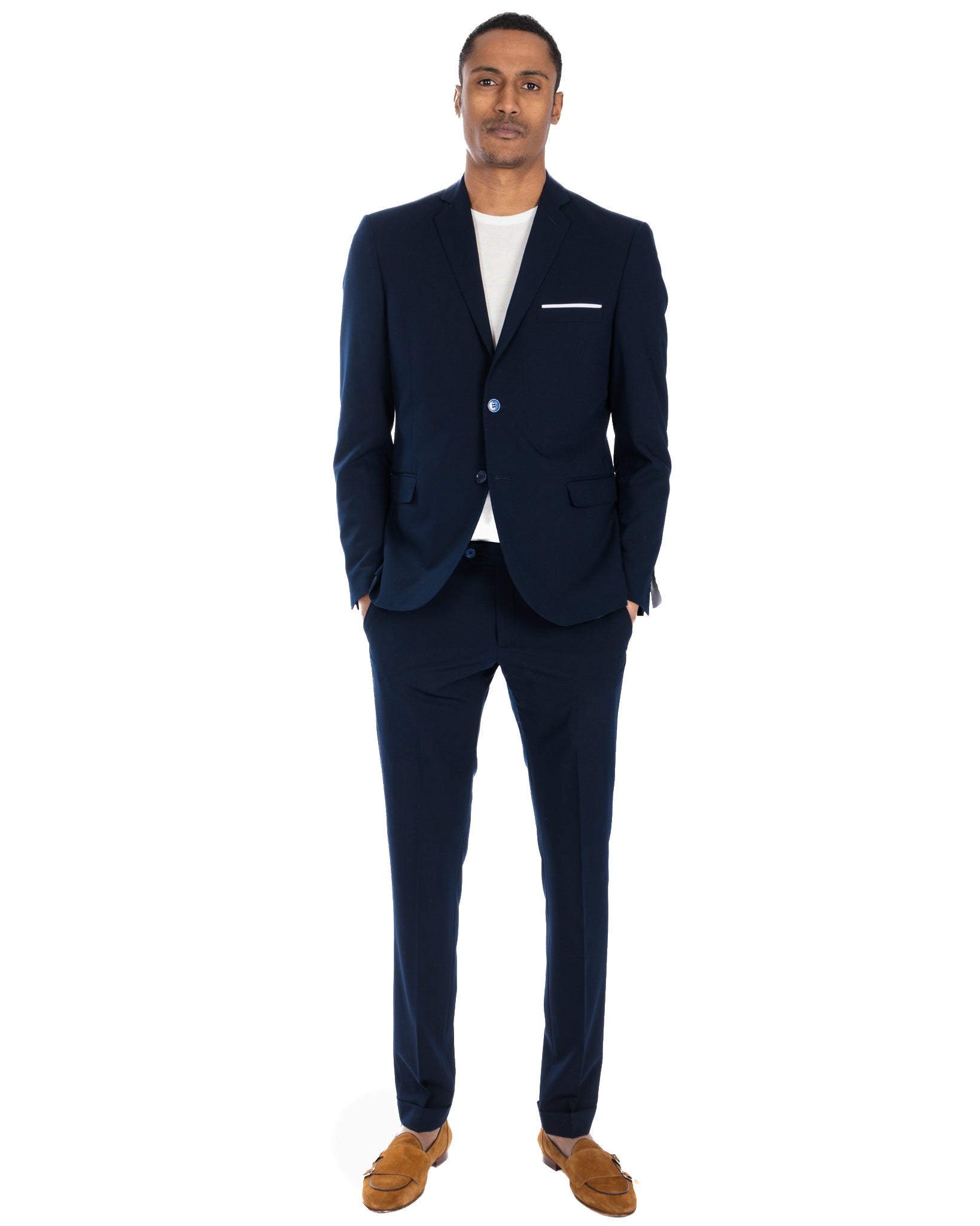Berlin - robe basique bleu foncé
