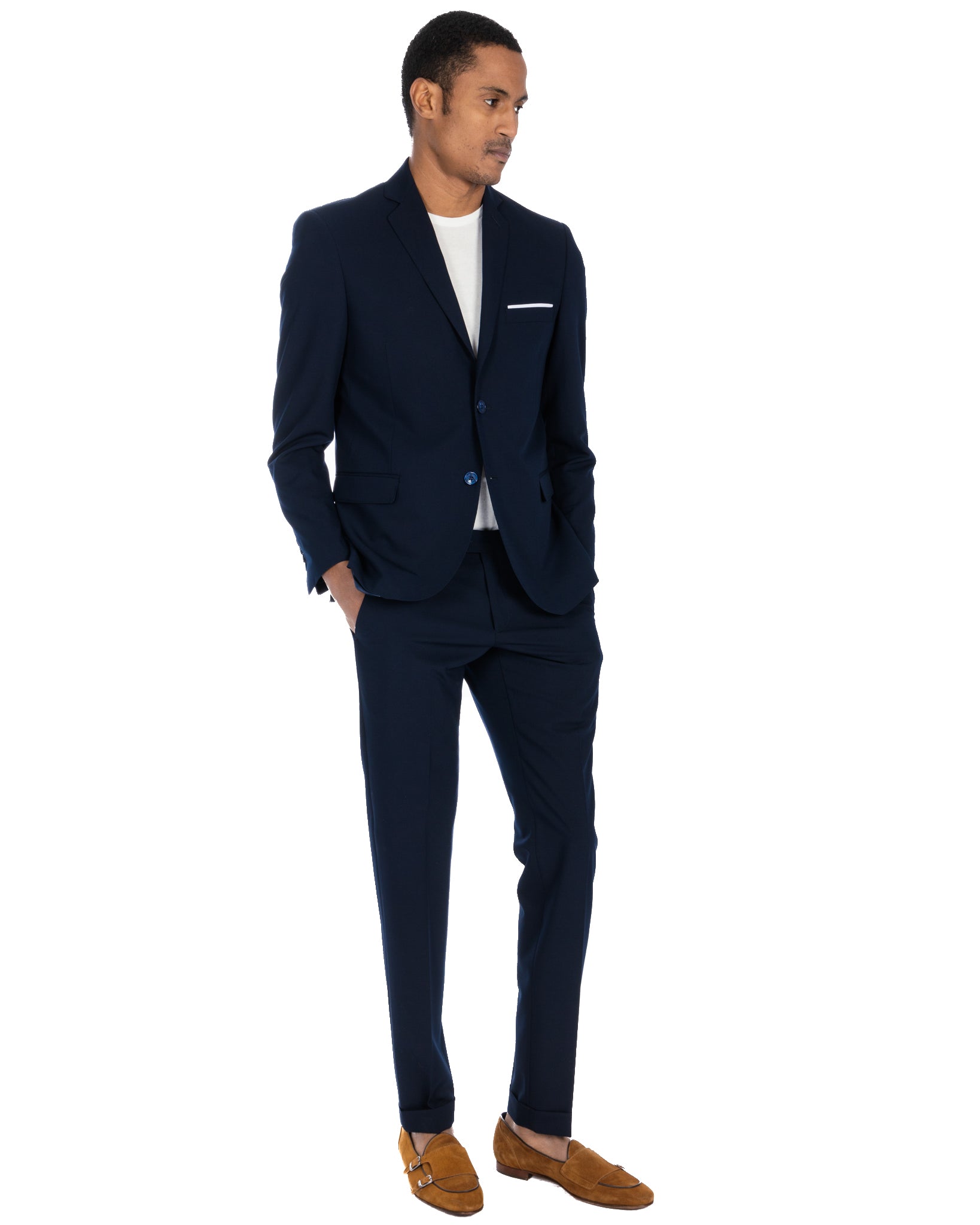 Berlin - robe basique bleu foncé
