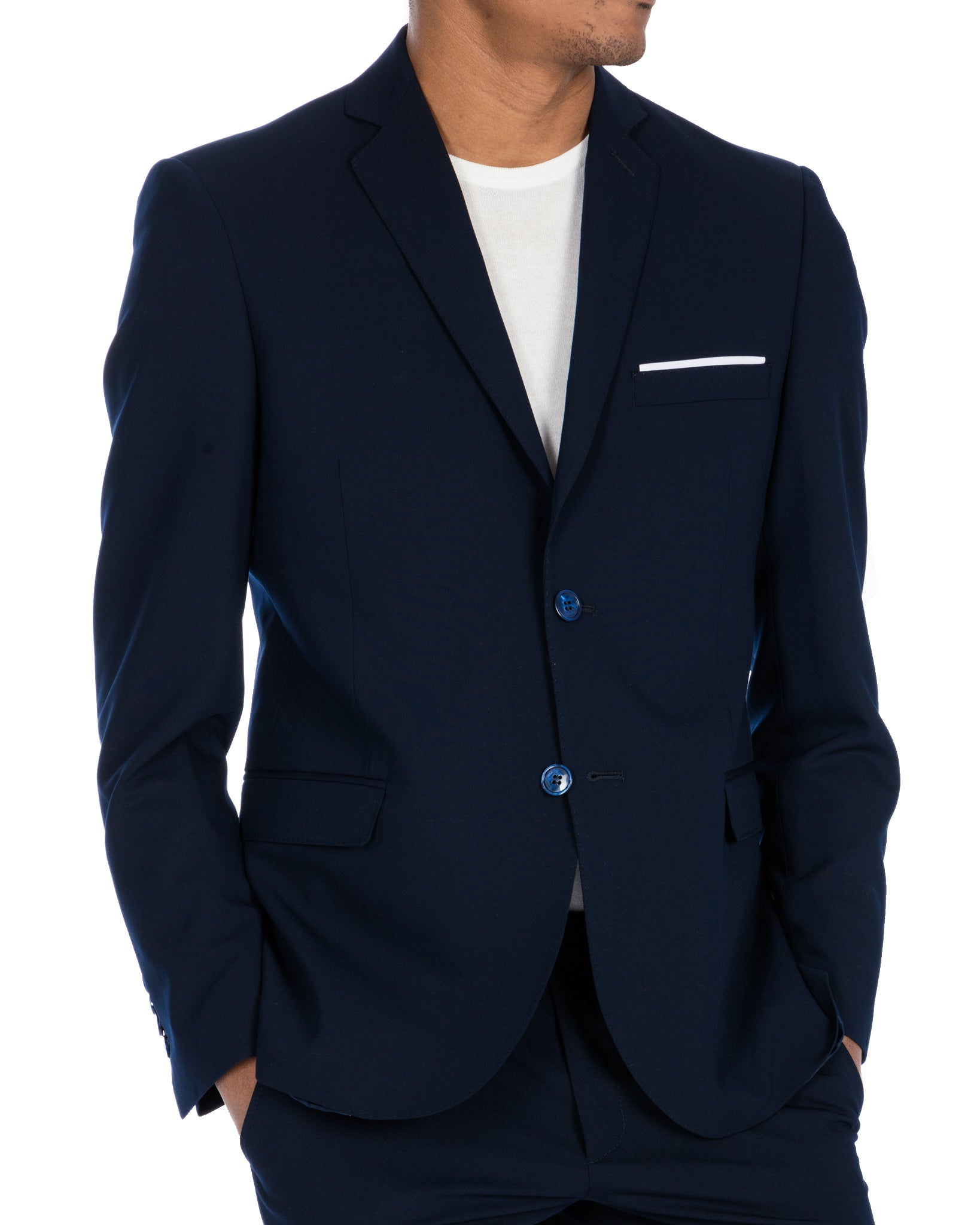 Berlin - robe basique bleu foncé