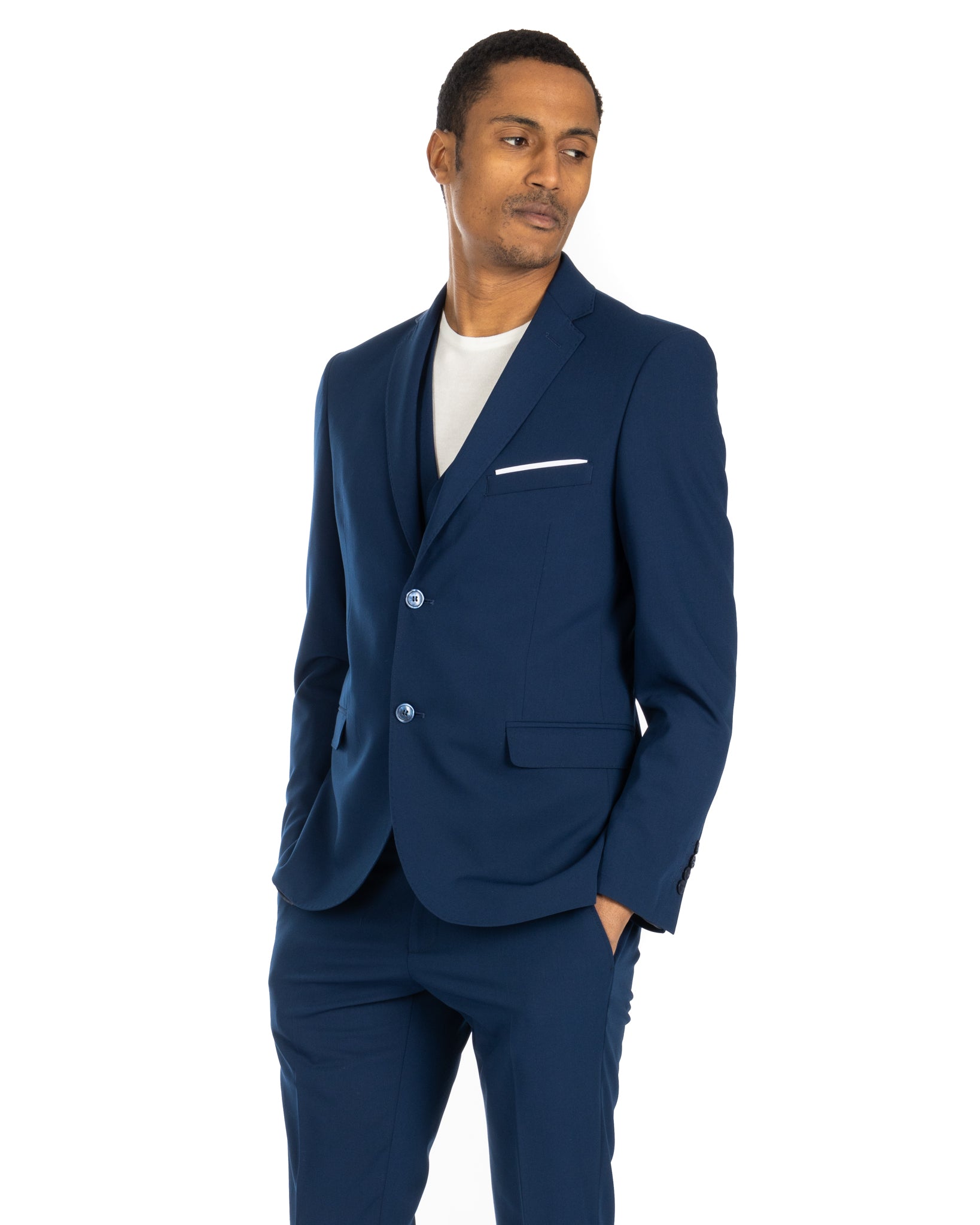 Berlin - robe bleue bleuet basique
