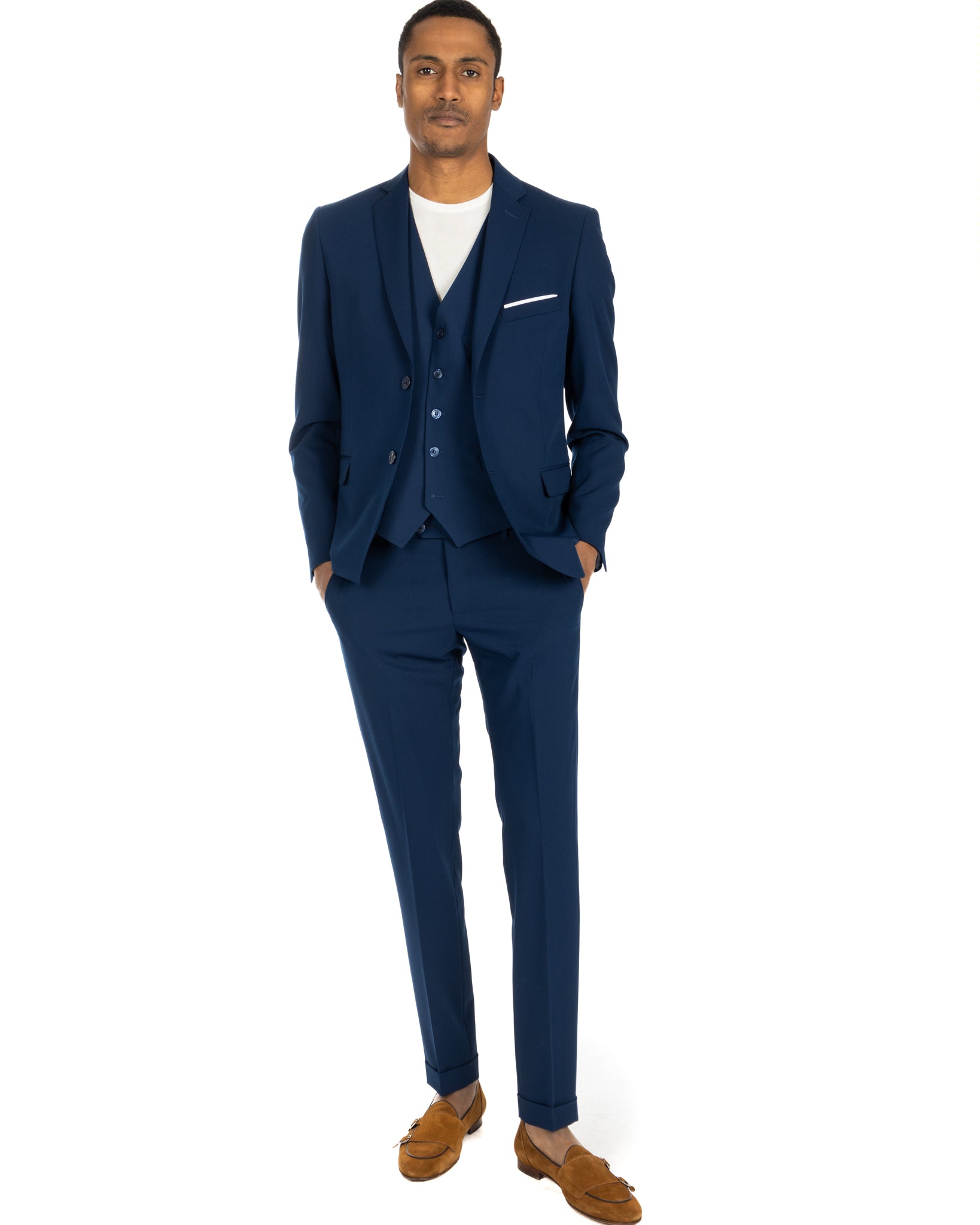 Berlin - robe bleue bleuet basique