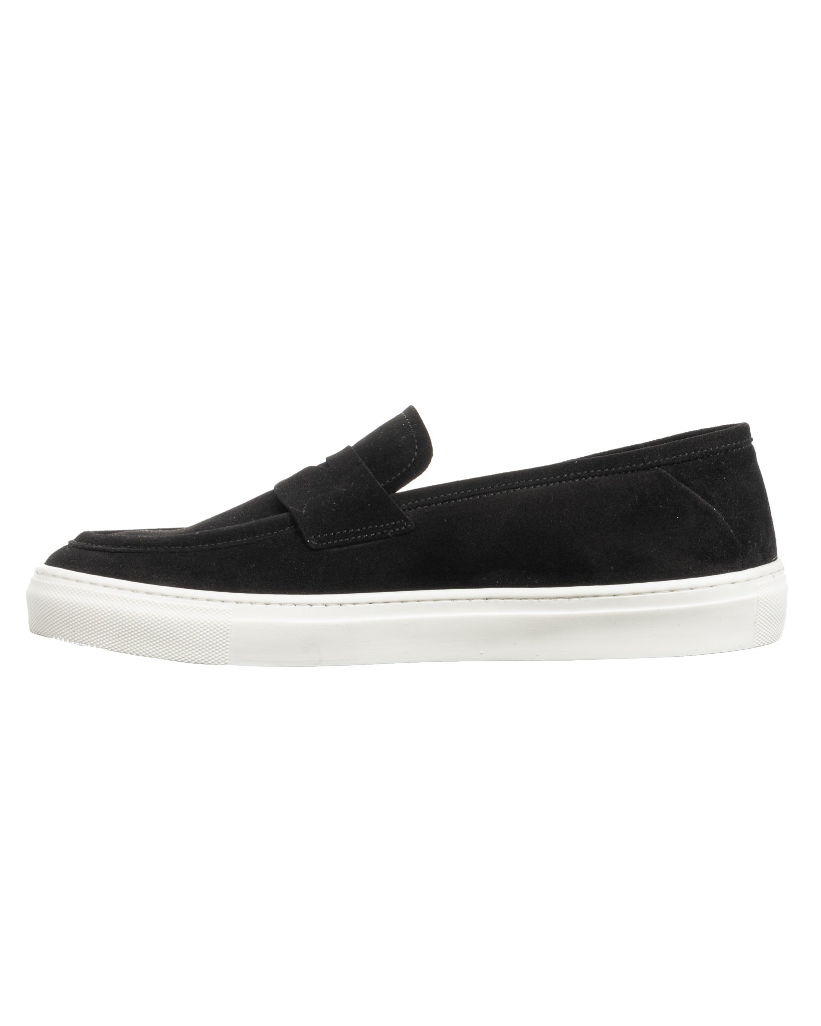 Salvador - slip-on en daim noir