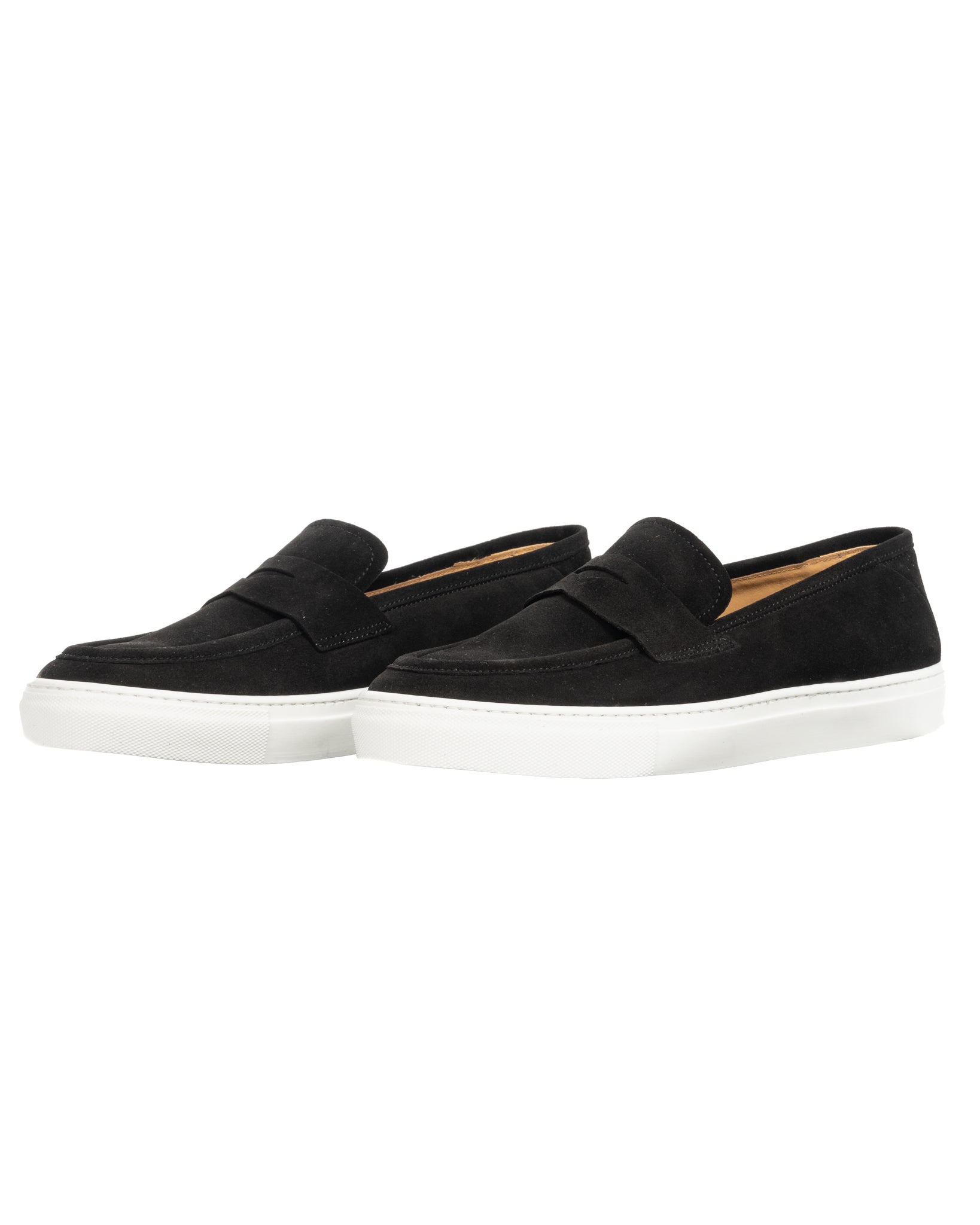 Salvador - slip-on en daim noir