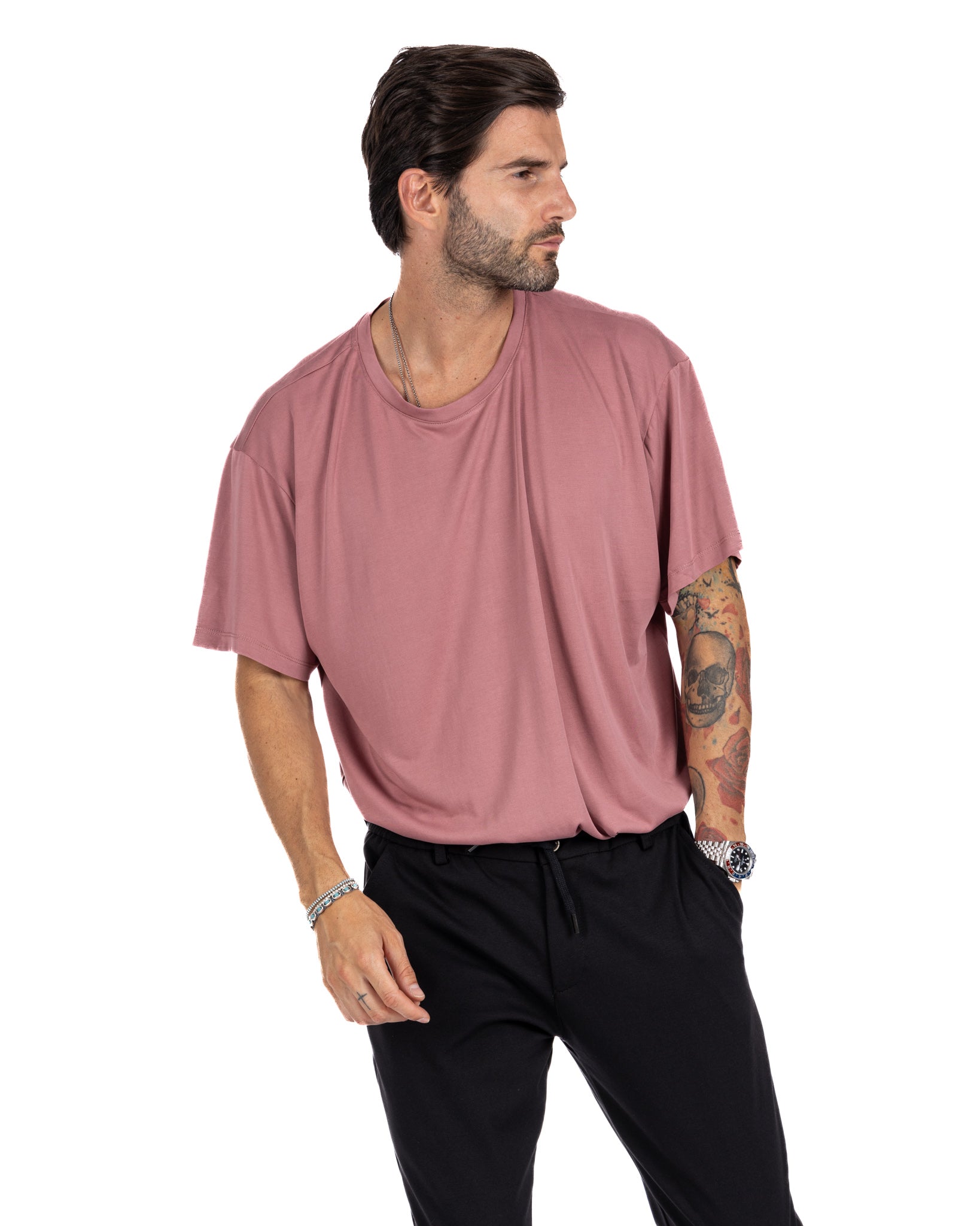 Owen - oversized pink t-shirt
