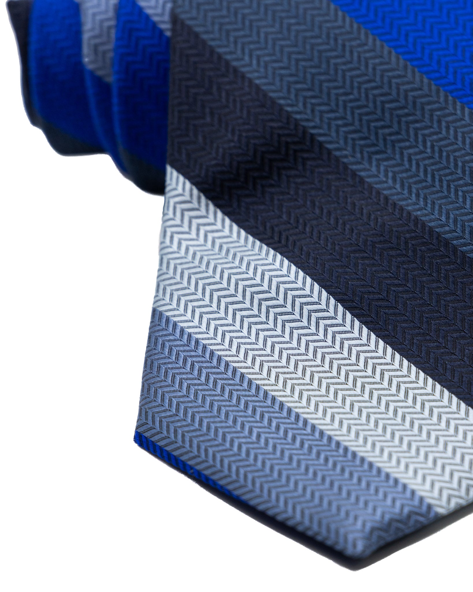 Cravatta - in seta con righe multicolore