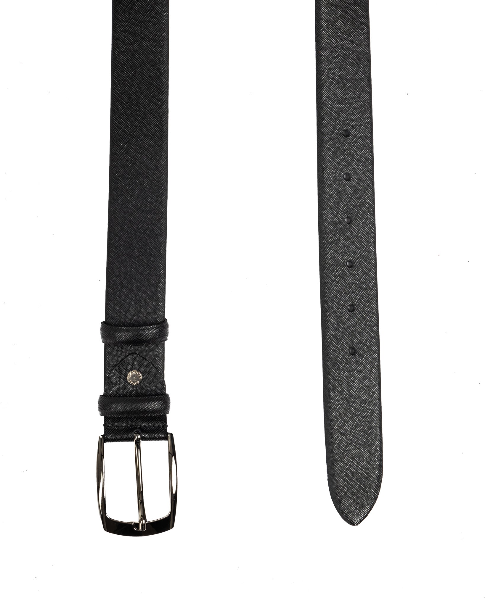 Capalbio - black saffiano leather belt