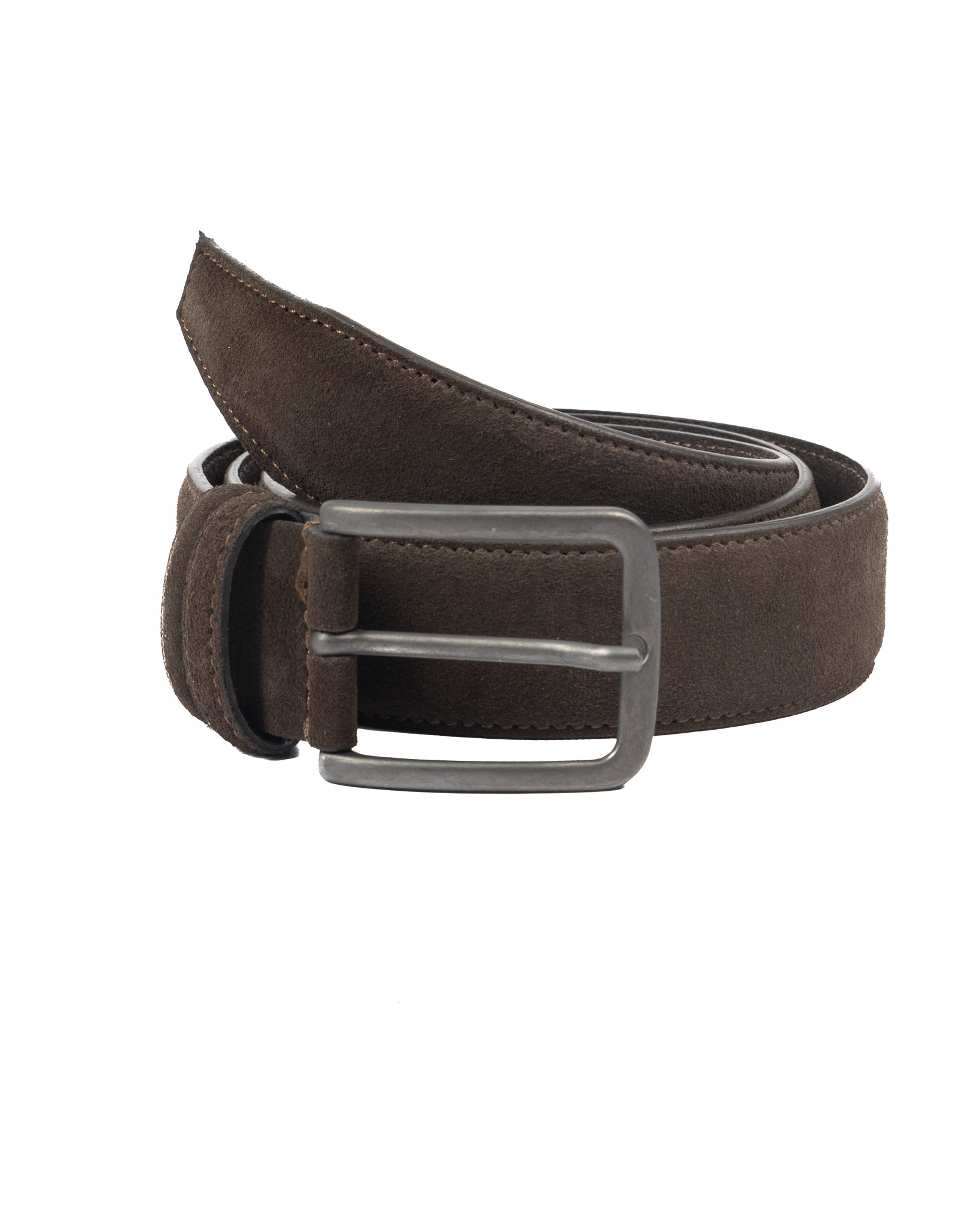 Cortona - dark brown suede belt