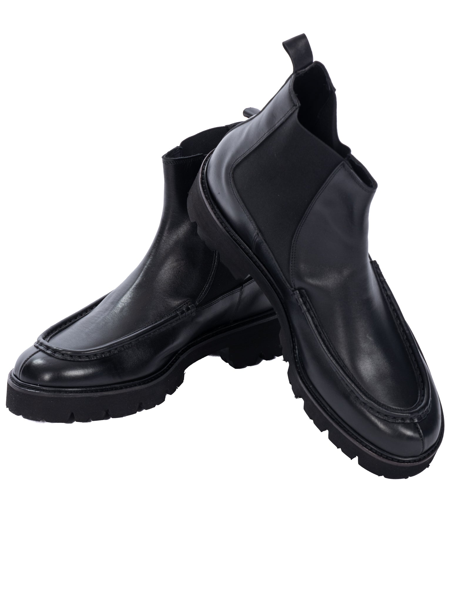 Mirfak - black leather boot