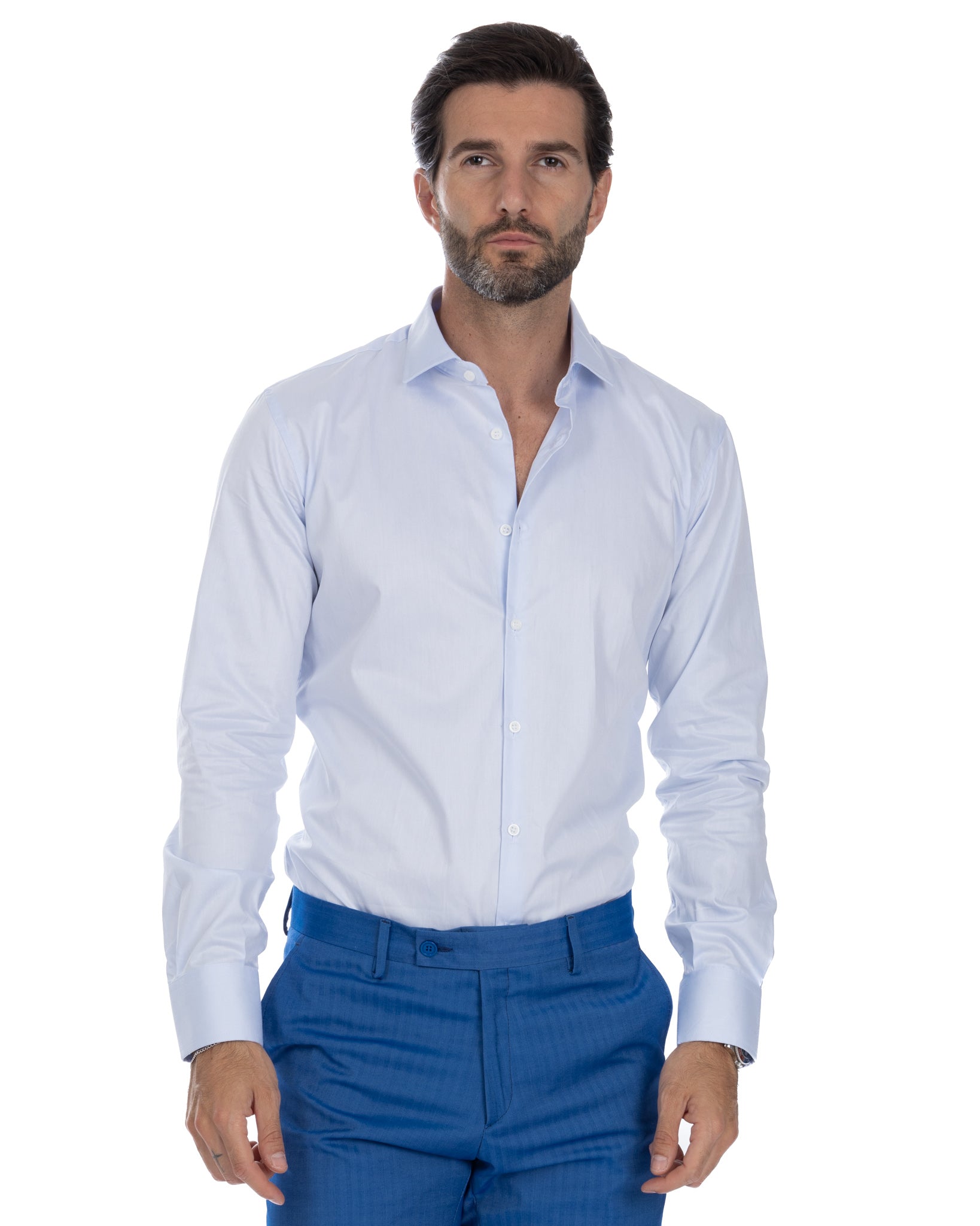 Desert - camicia azzurra twill