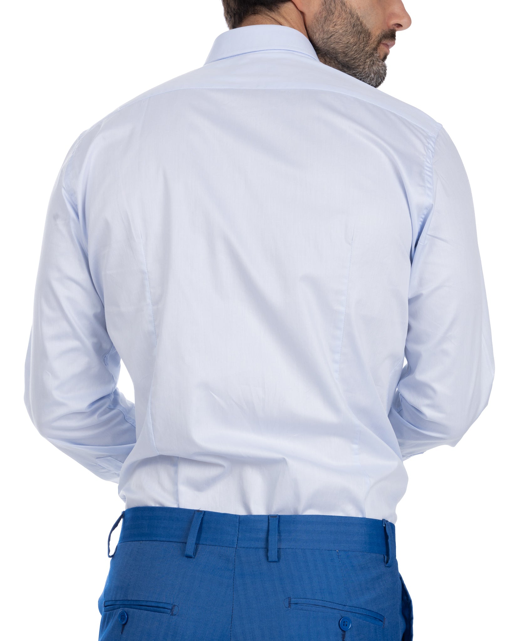 Desert - camicia azzurra twill