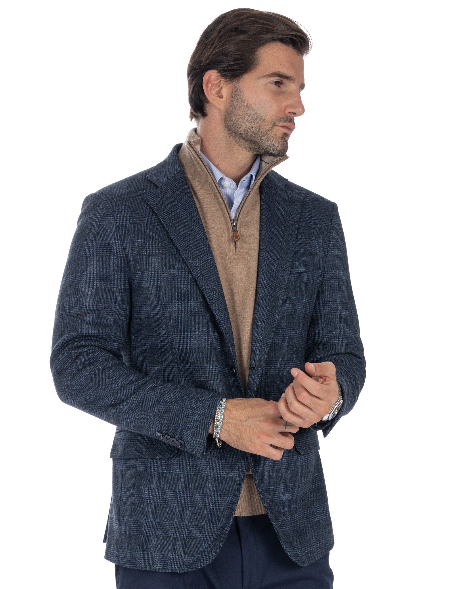 Orson Blue Check Jacket