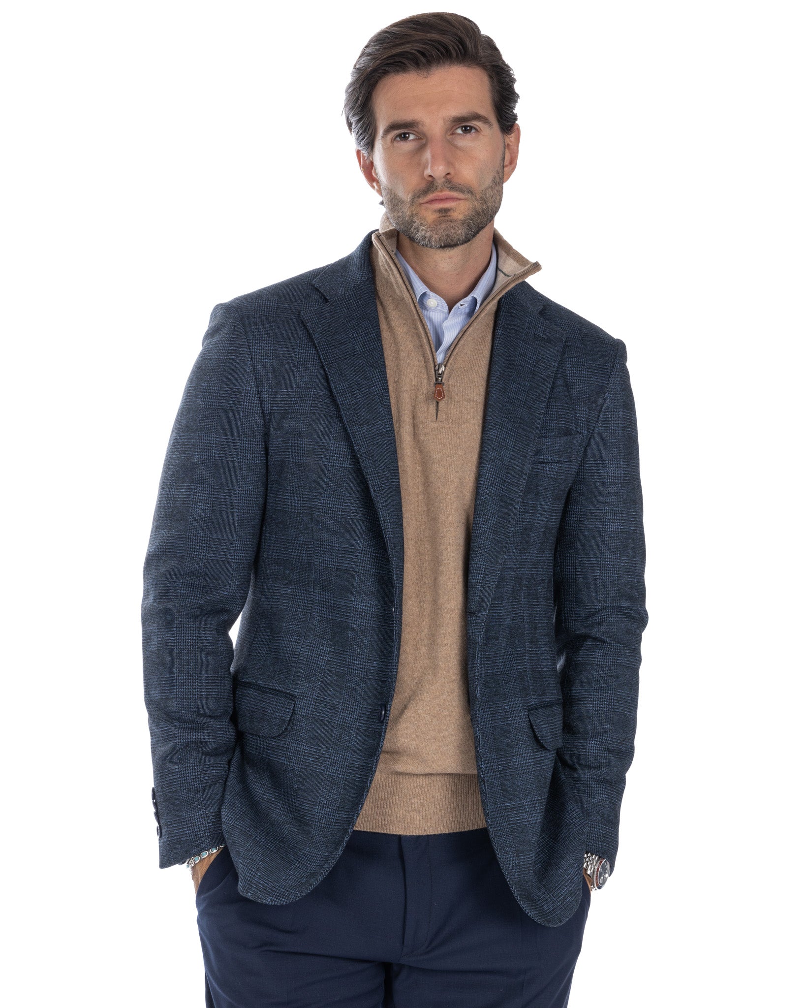 Orson Blue Check Jacket
