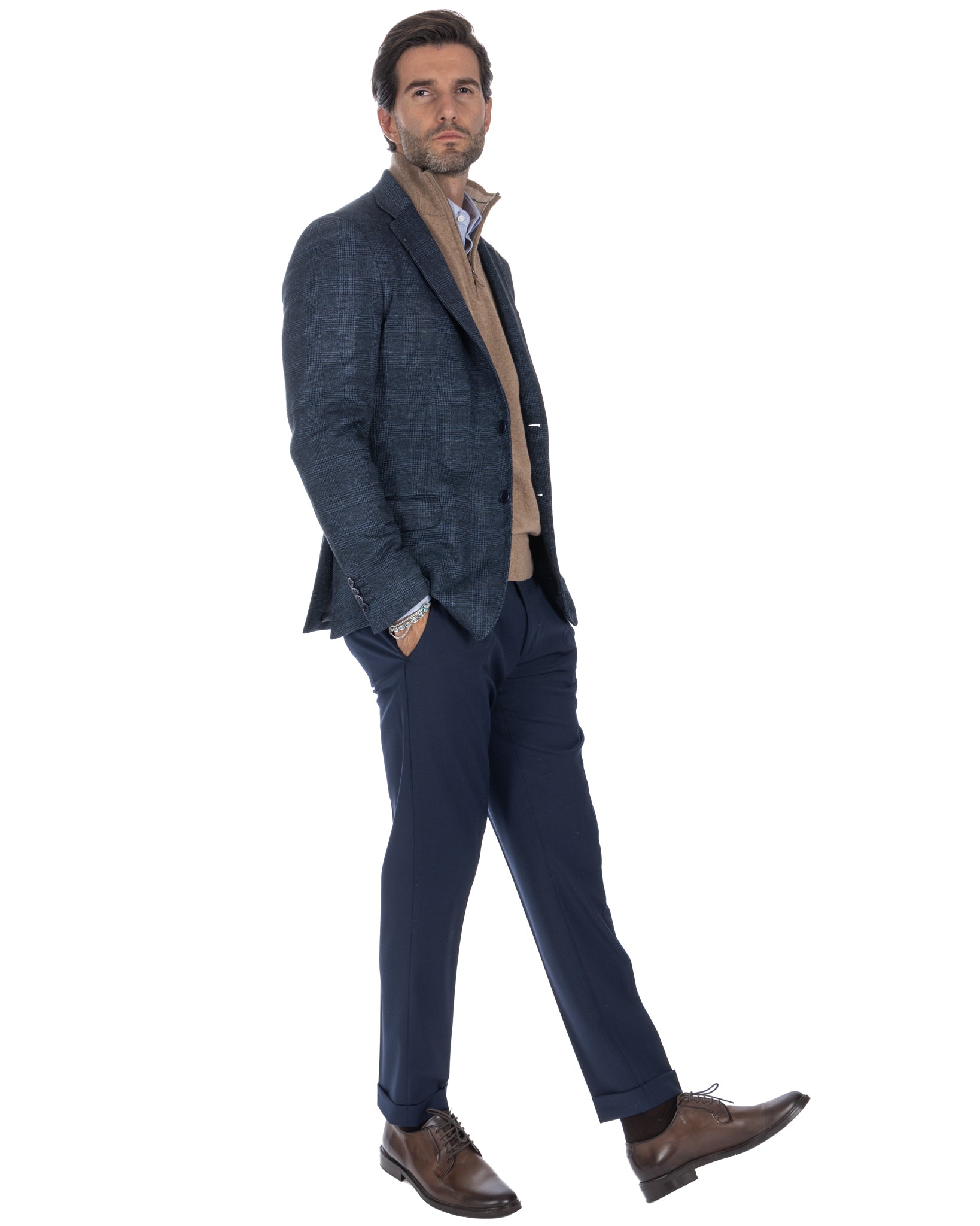 Orson Blue Check Jacket