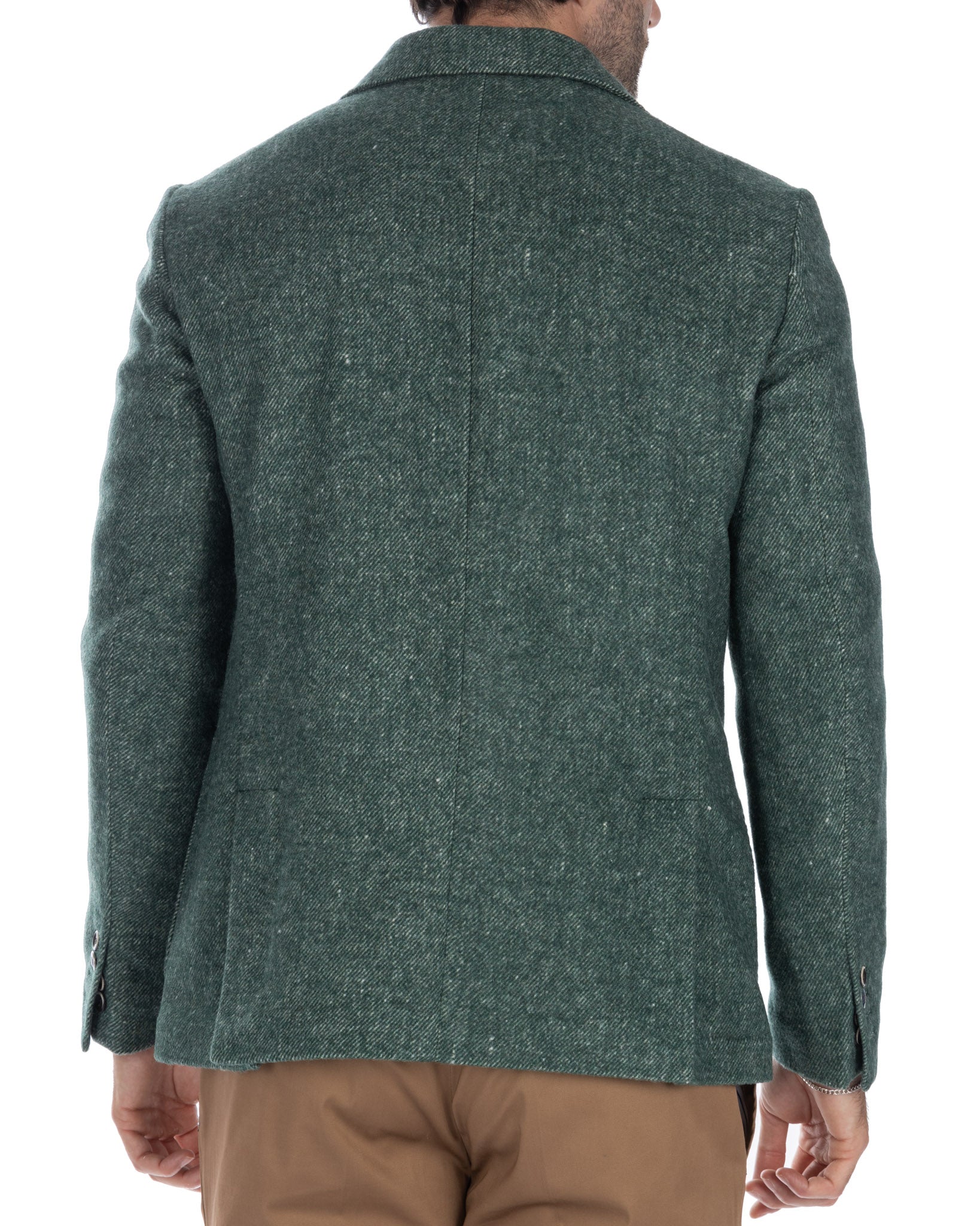 Giacca Remi monopetto verde