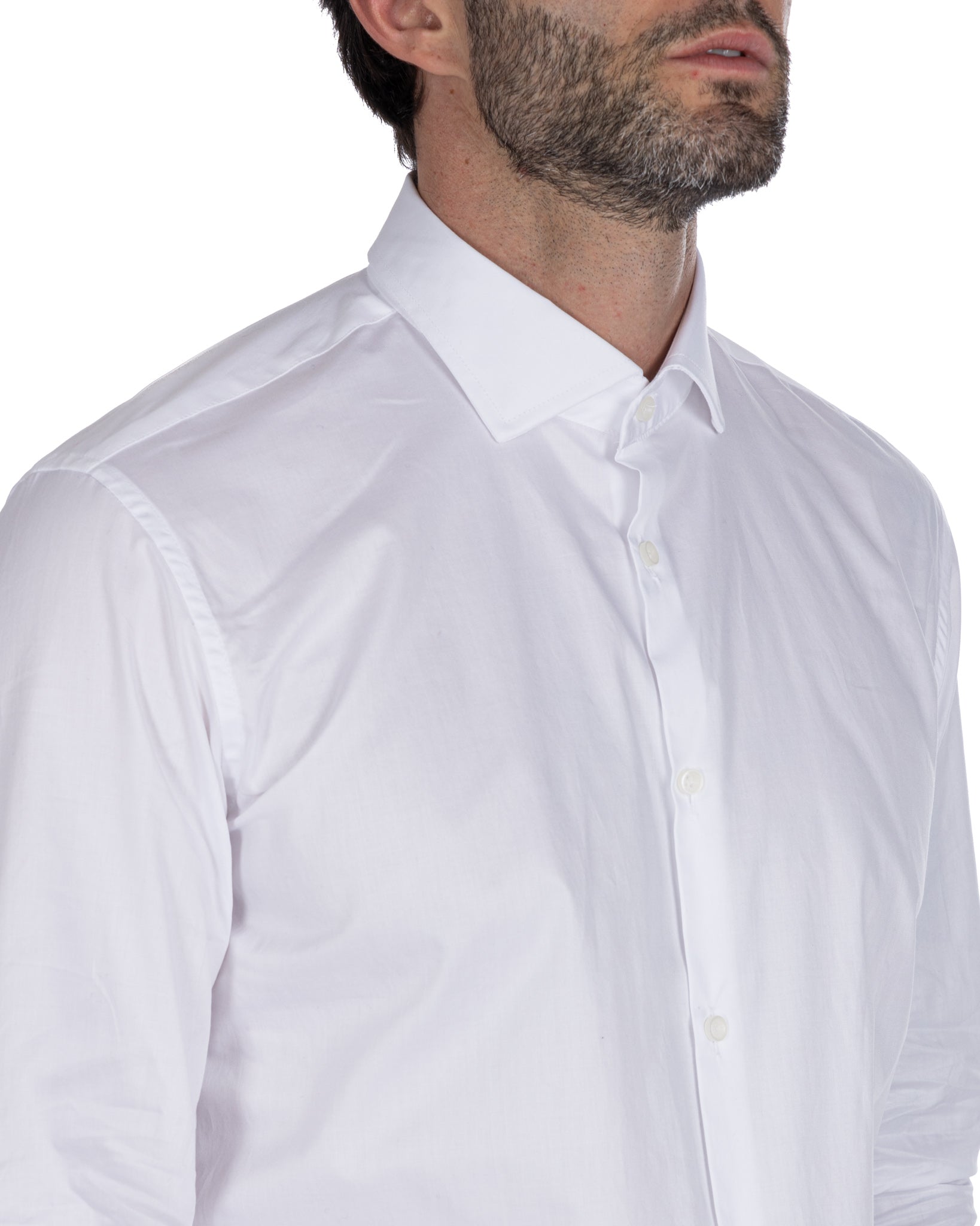 Désert - chemise en sergé blanc