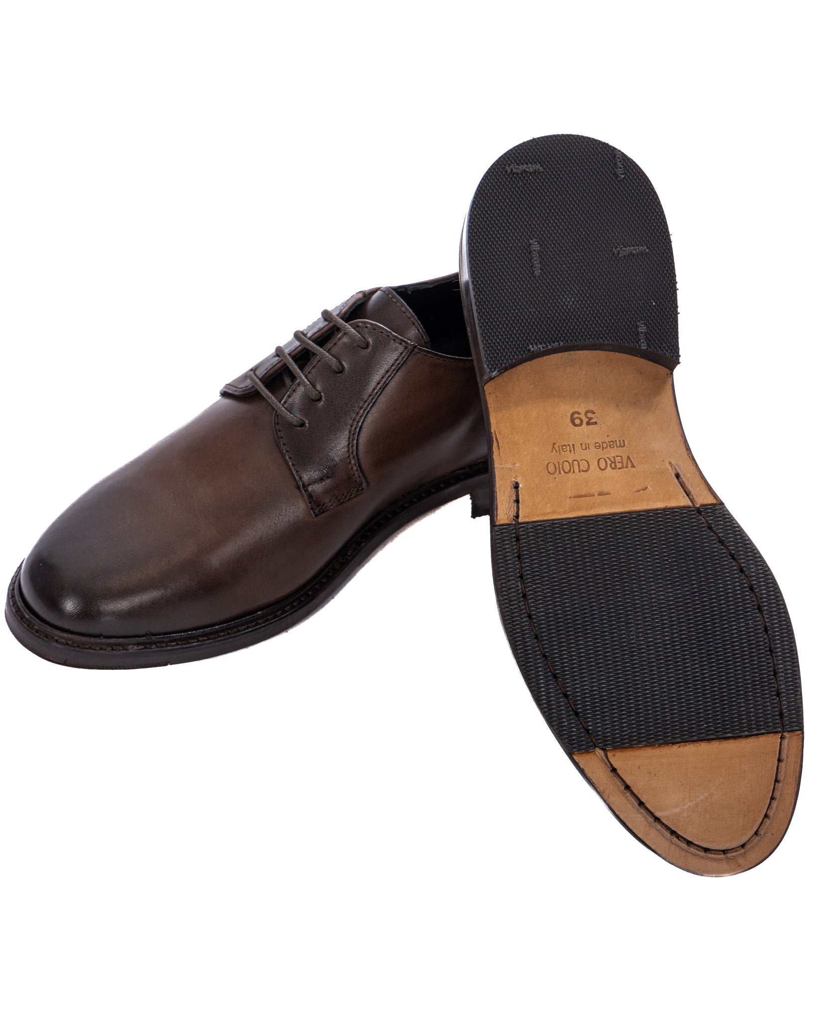 Vincent - classic dark brown derby