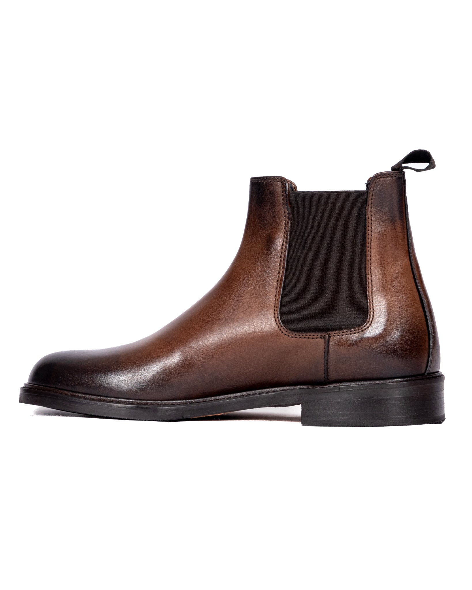 Jae - botte en cuir brossé marron