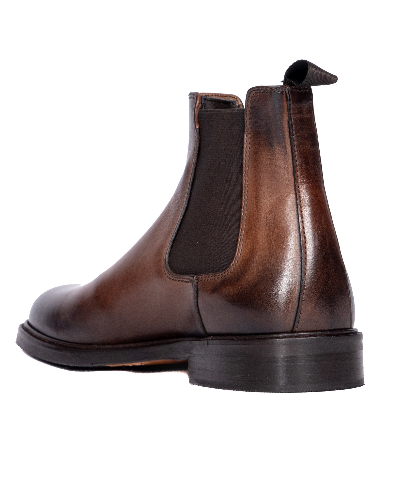 Jae - botte en cuir brossé marron
