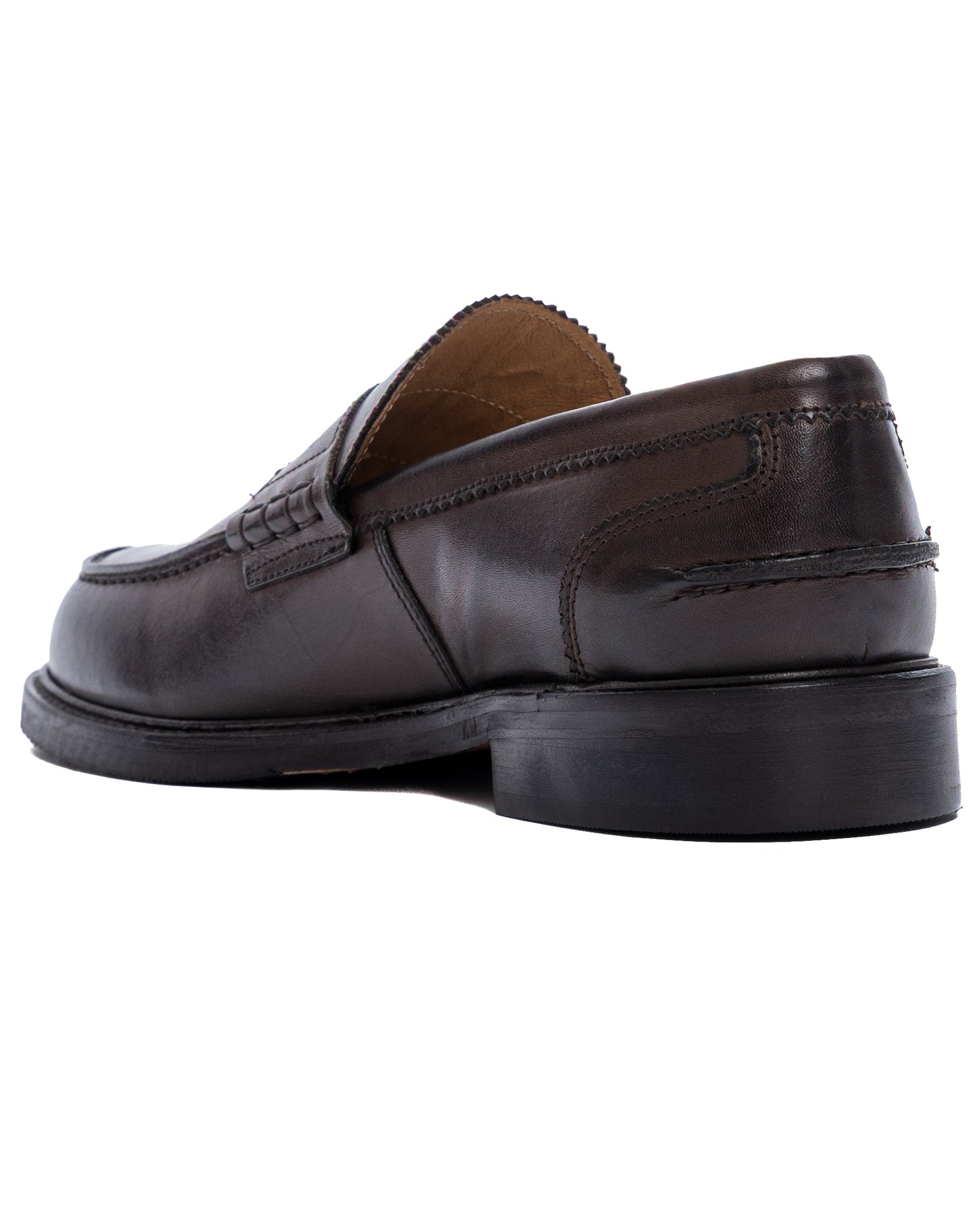 Joseph - dark brown leather college
