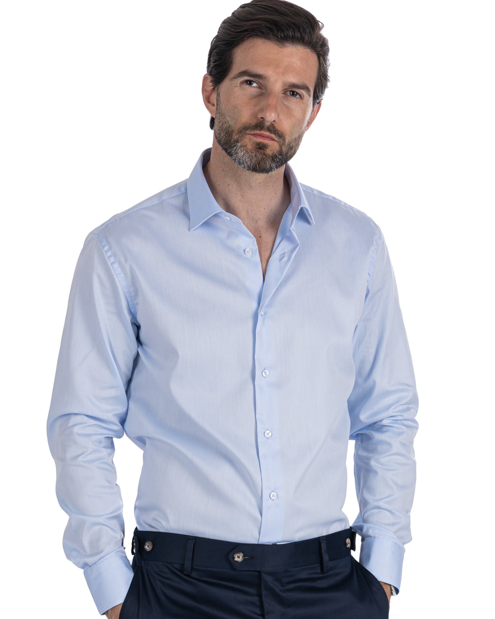 Desert - light blue twill shirt