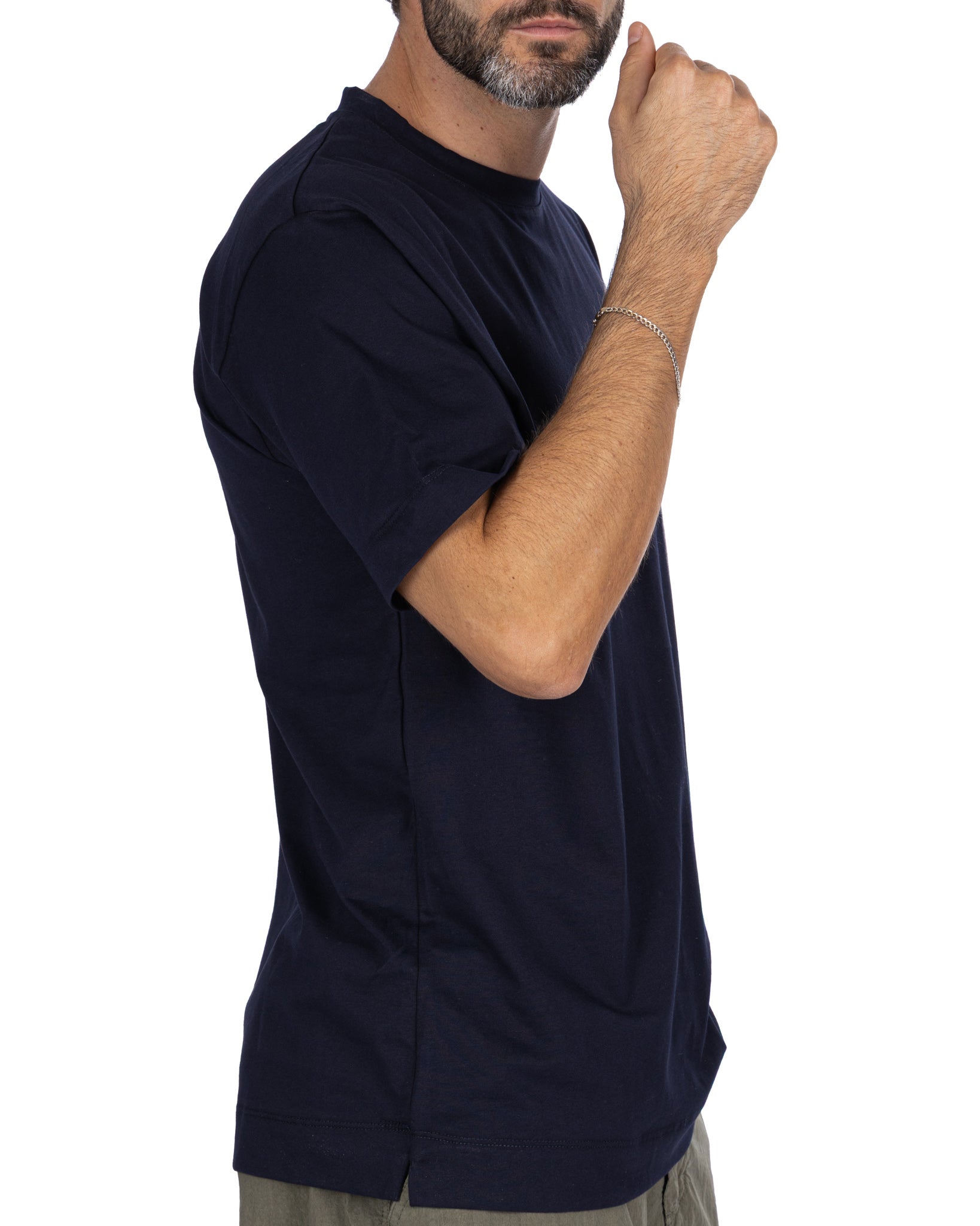 Bergen - t-shirt en coton bleu