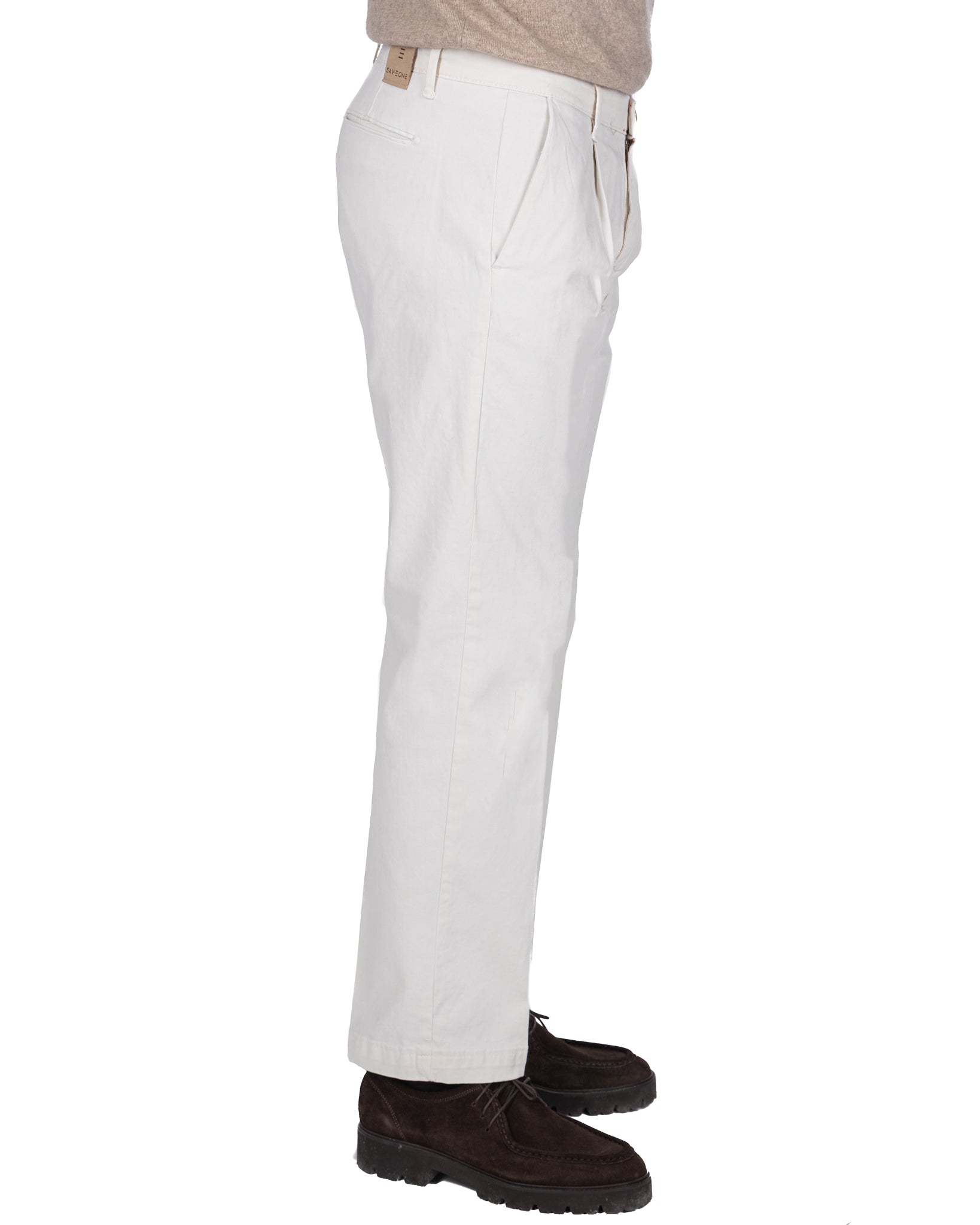 Pantalon en coton crème Sean