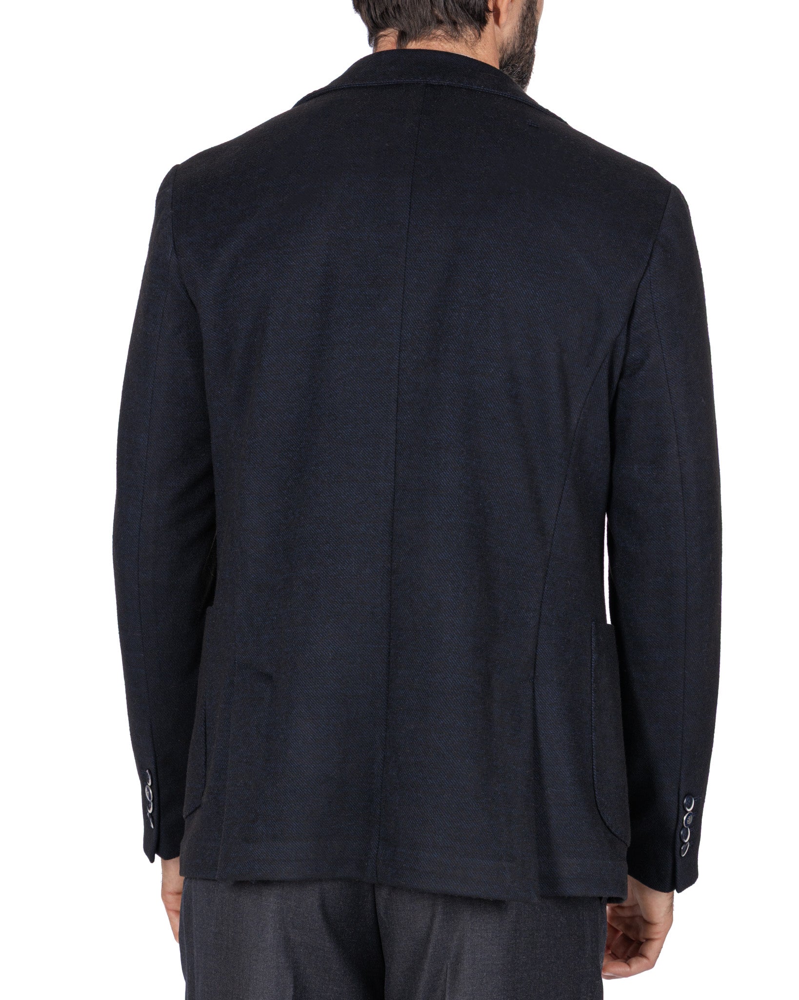 Giacca Ayrton in saglia blu