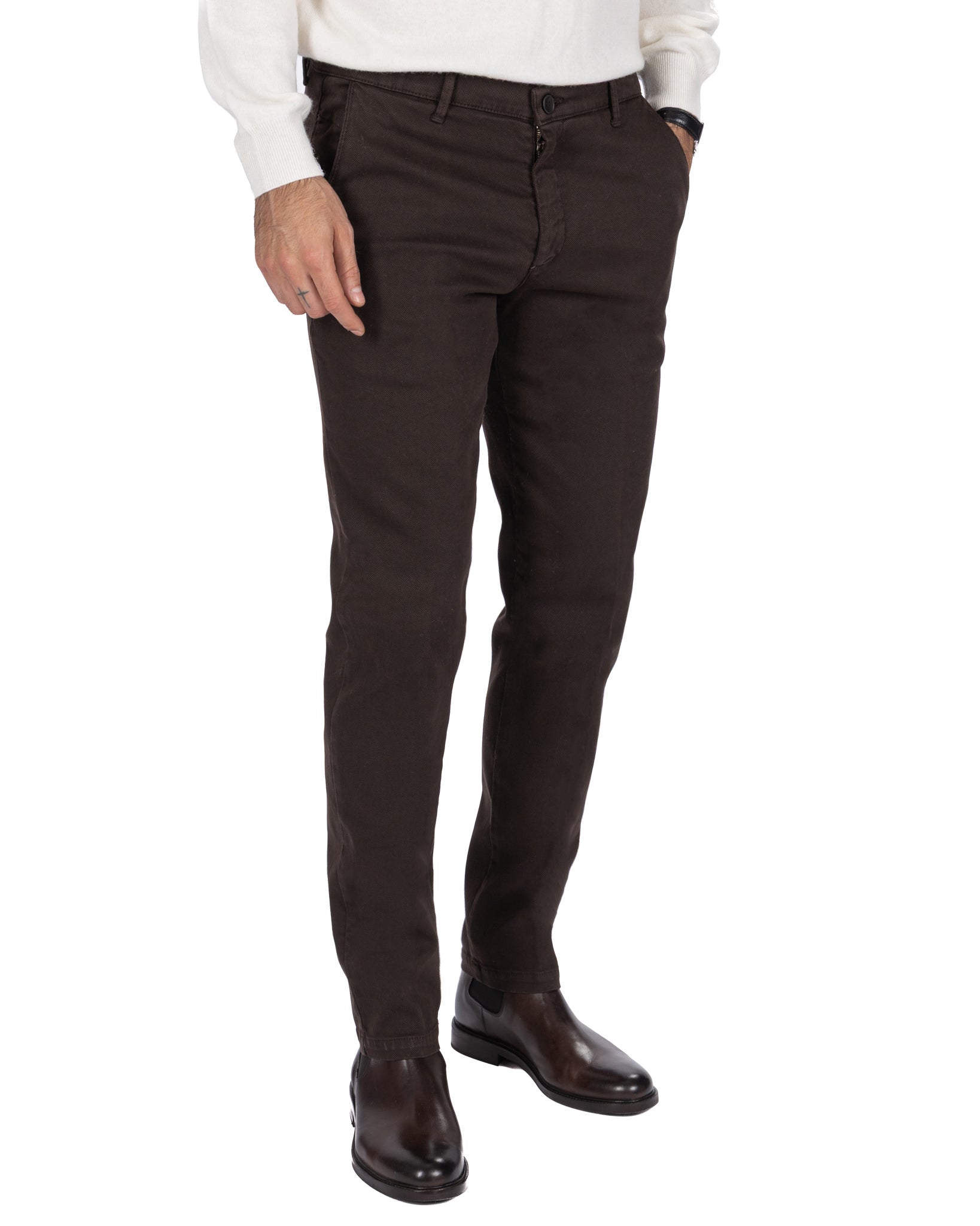 Dark brown armored Jack trousers