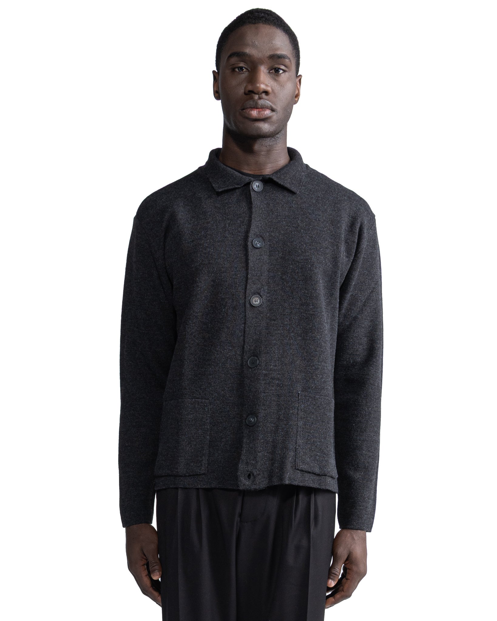 Krakatoa Knit Jacket Charcoal